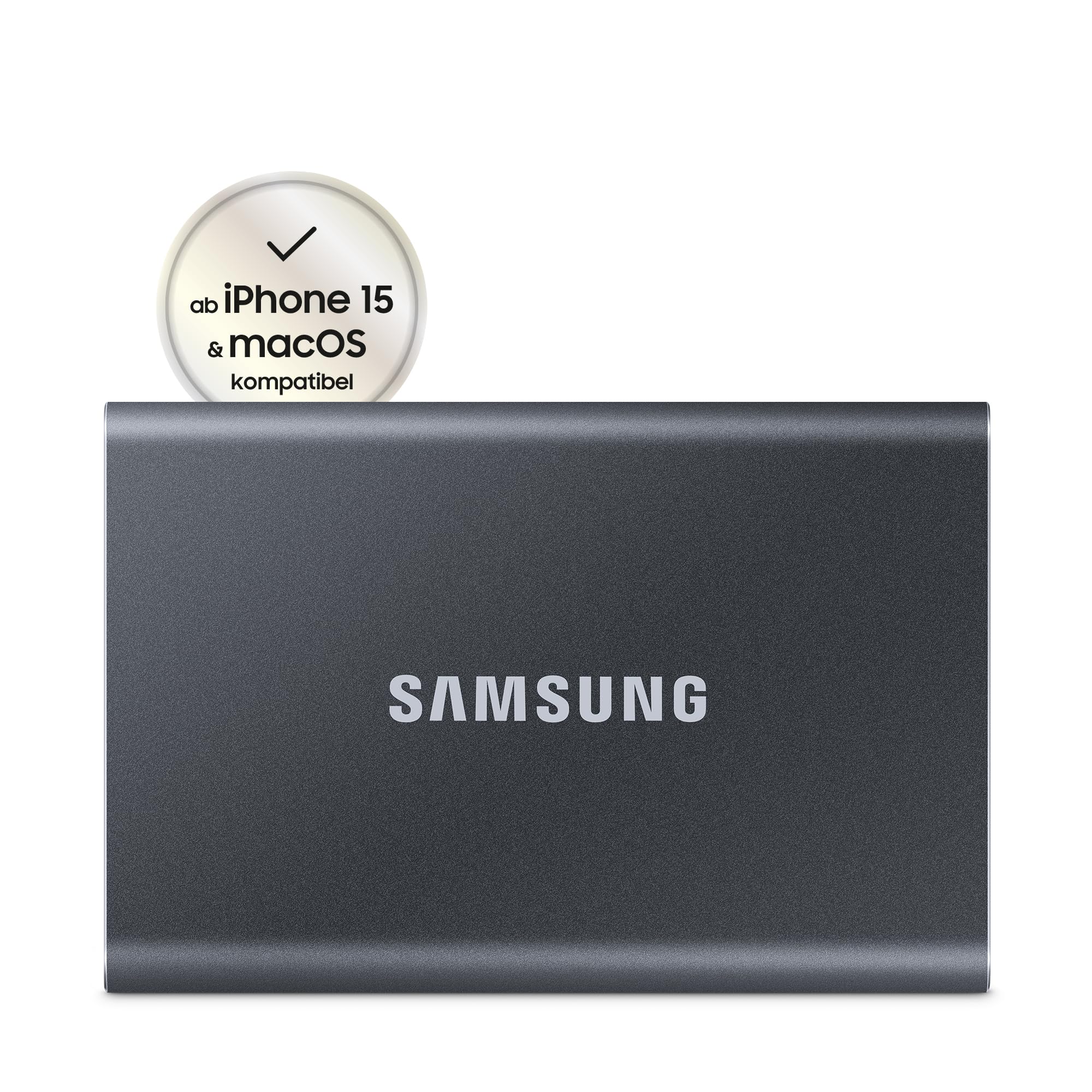 Samsung Portable SSD T7 USB 3.2 Gen 2 - 1 TB Grau - Bild 1