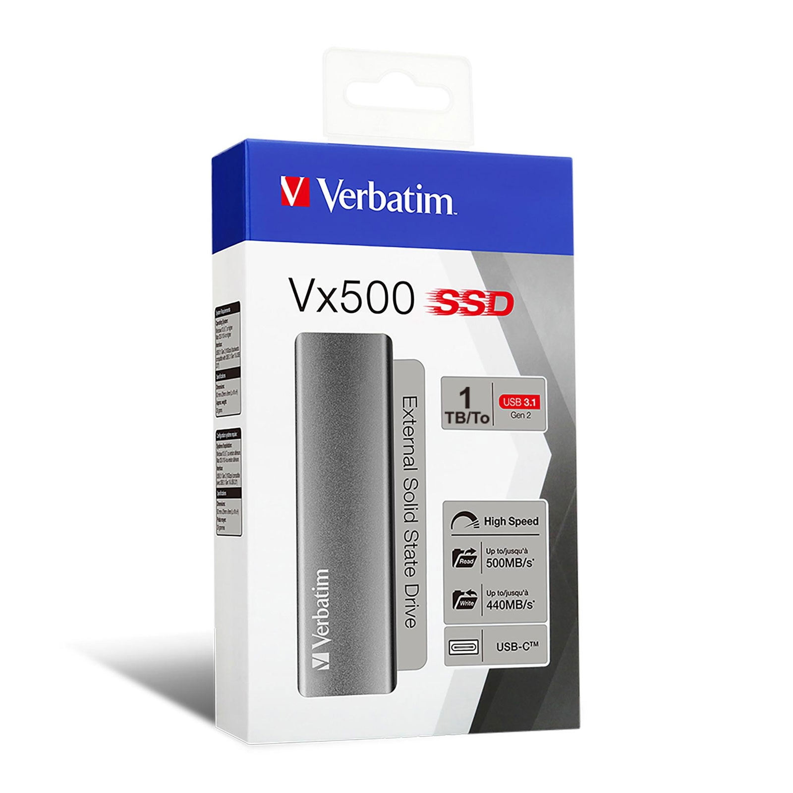 SSD VX500 extern 1TB USB3.1 G2 - Bild 1