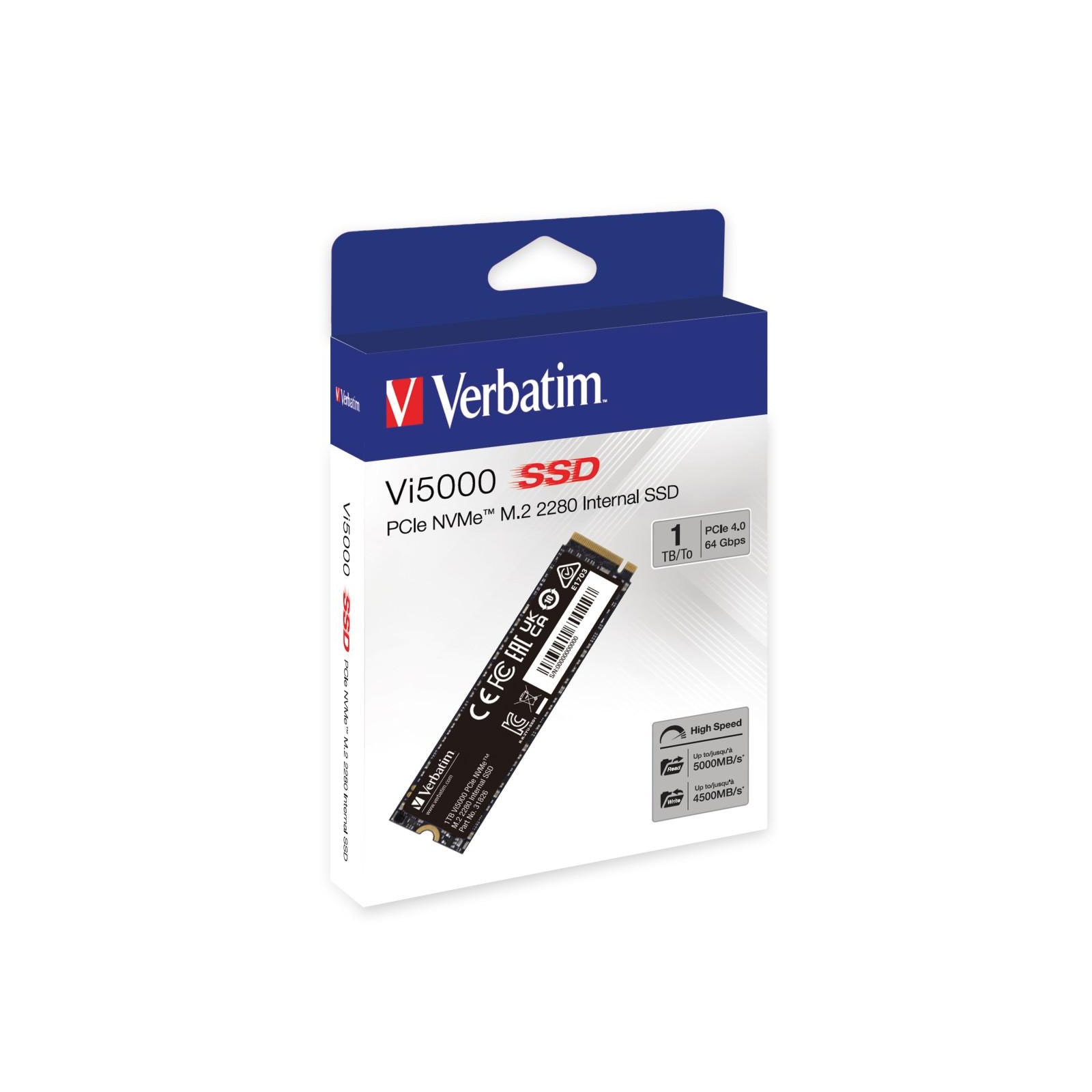 Vi5000 PCIe NVMe M.2 SSD 1TB - Bild 1