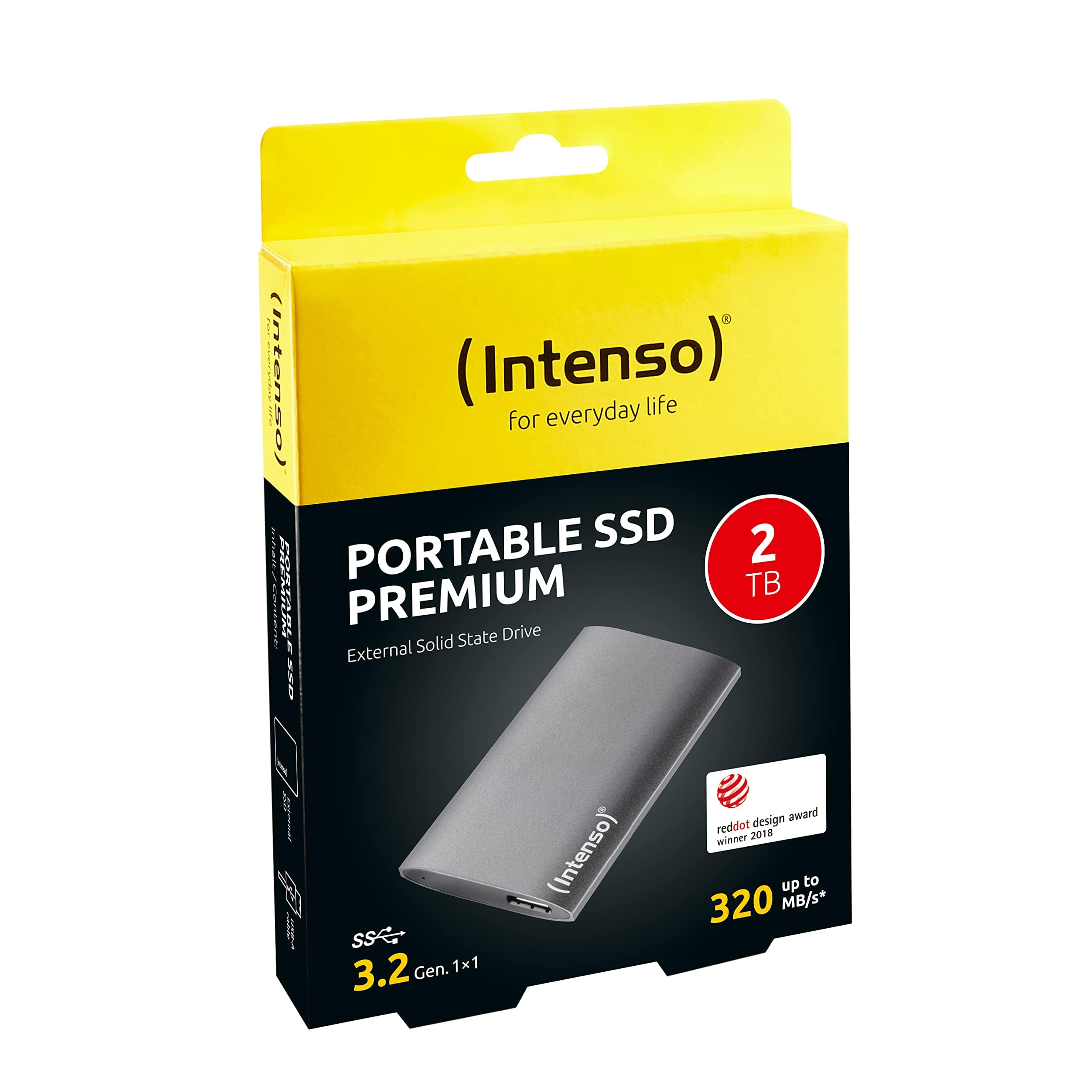 Intenso Premium SSD, 1,8 Zoll, 2TB Externe SSD-Festplatte - Bild 1