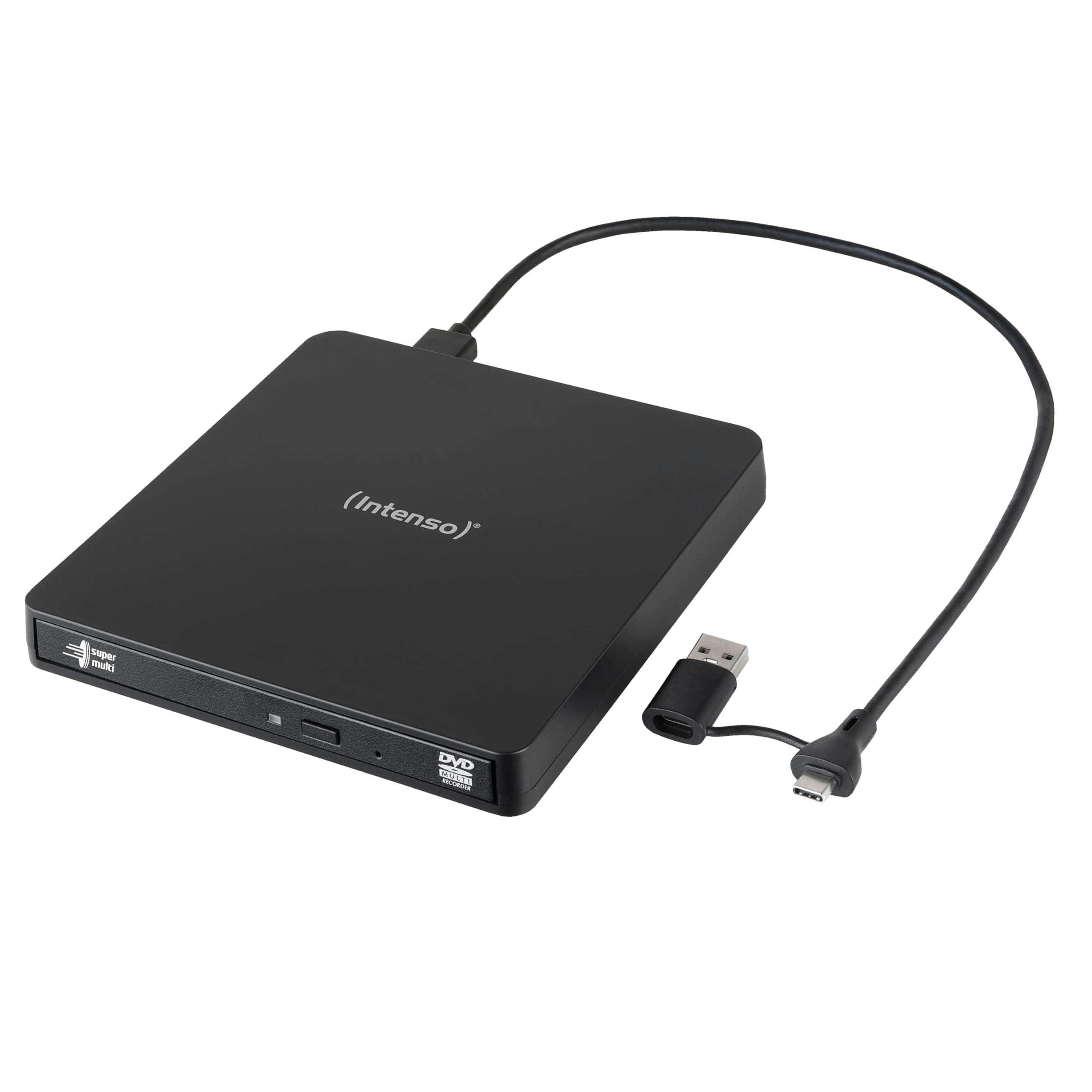 Intenso EOD 400D Slim externer CD/DVD-Brenner, Schwarz - Bild 1