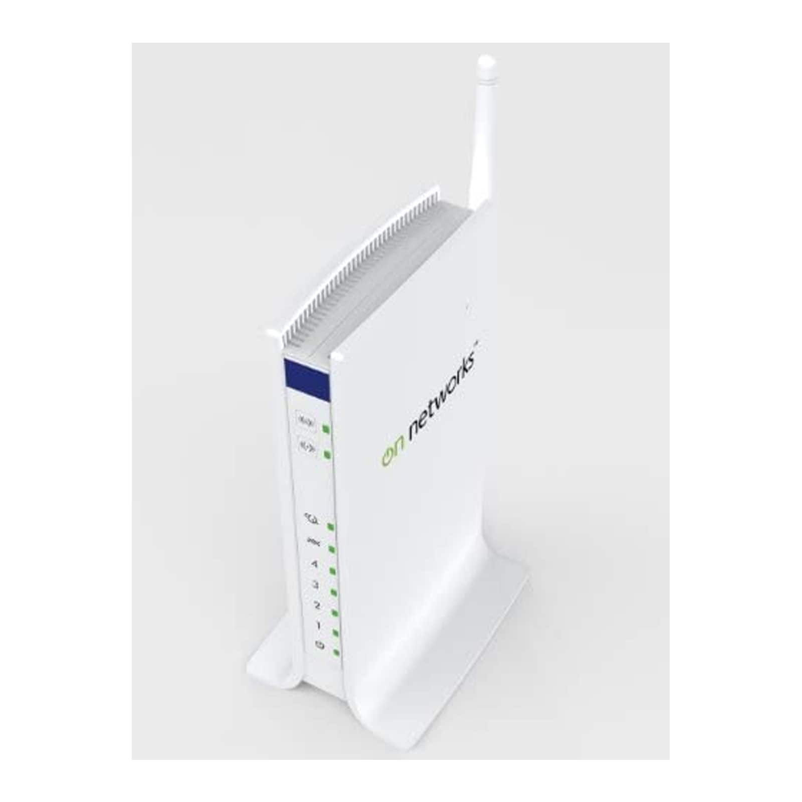 On Networks N150 WLAN Router + ADSL2+ Modem (WiFi, RJ-45, Annex-B) - Bild 1