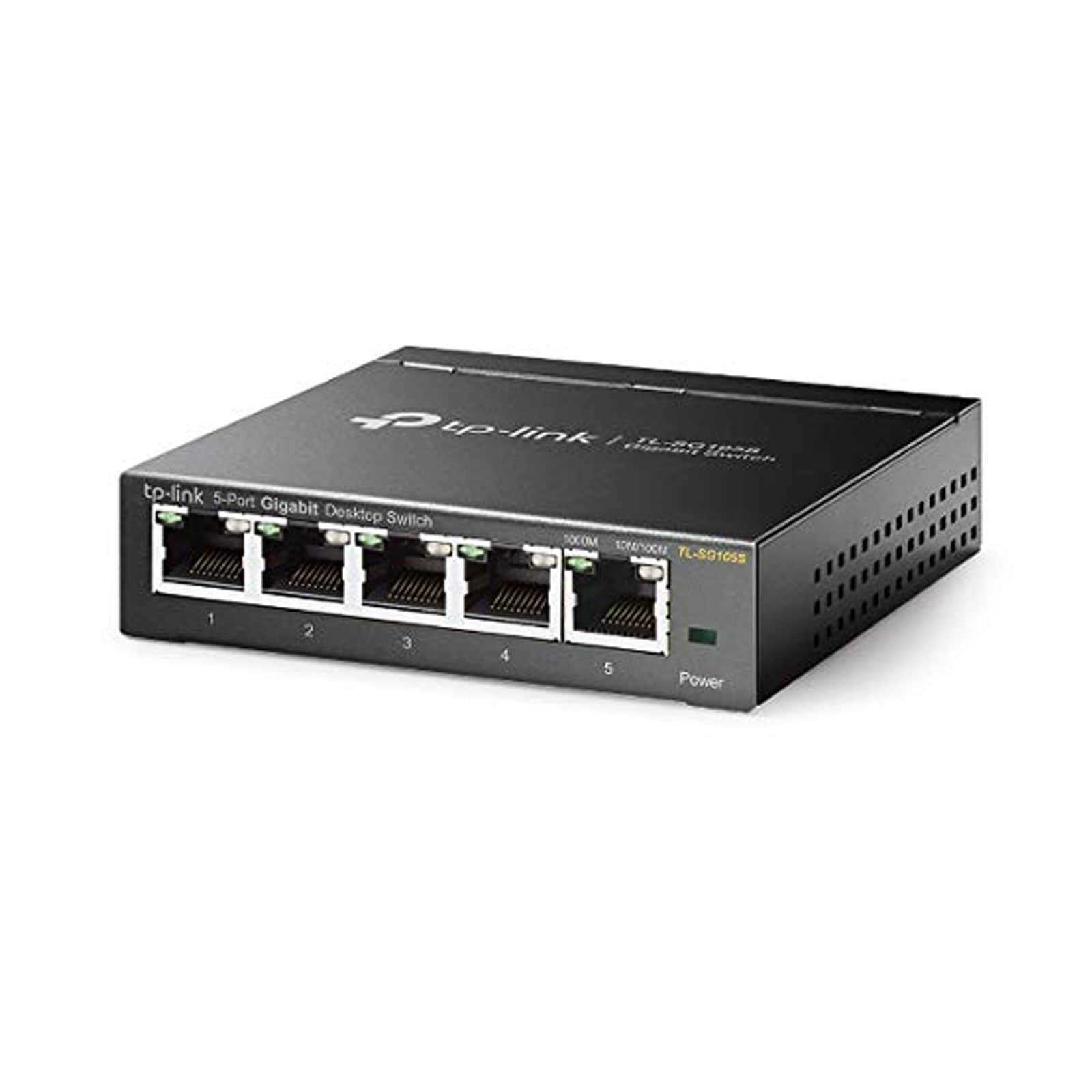 TP-Link TL-SG105S 5-Port Gigabit Desktop Switch - Bild 1