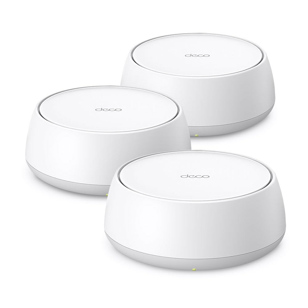 Tapo Deco BE22 (3-Pack), Wei&szlig; (2,4 GHz/5 GHz, 688 Mbit/s, 2882 Mbit/s, Amazon Alexa, Google Assistant, 3,6 Gbit/s) - Bild 1