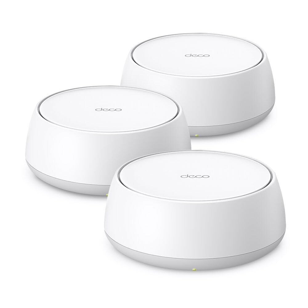 Tapo Deco BE22 (3-Pack), Weiß (2,4 GHz/5 GHz, 688 Mbit/s, 2882 Mbit/s, Amazon Alexa, Google Assistant, 3,6 Gbit/s)