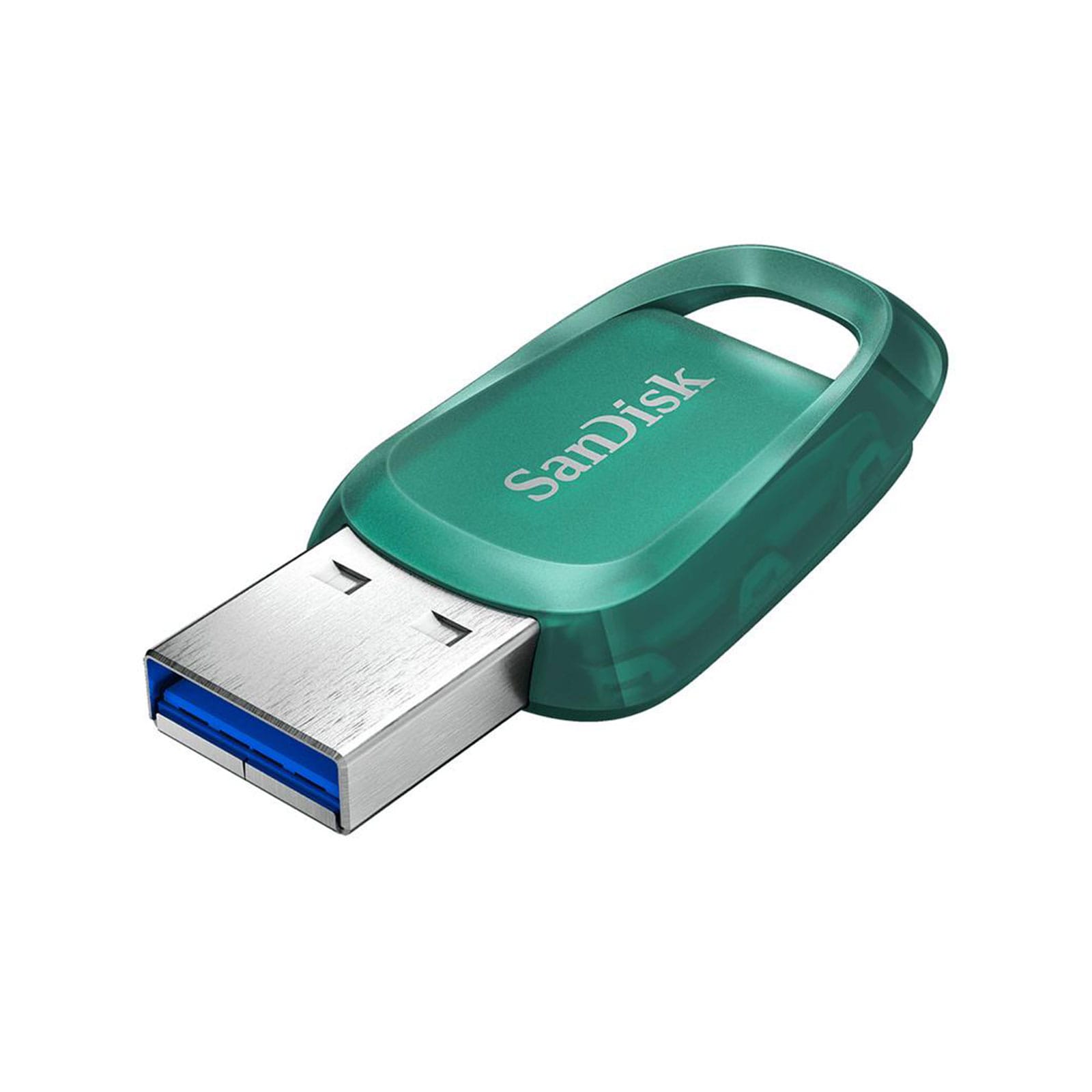 SanDisk USB-Stick Cruzer Ultra Eco 128GB USB 3.2 Gen. 1 100MB/s 5 Jahre Garantie (70% recyceltes Plastik) - Bild 1