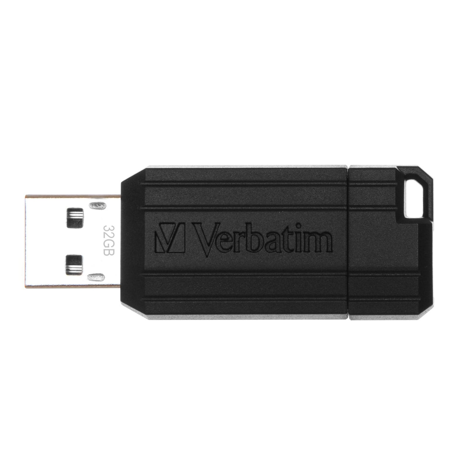 VERBATIM PinStripe USB 2.0 32 GB schwarz USB-Stick - Bild 1