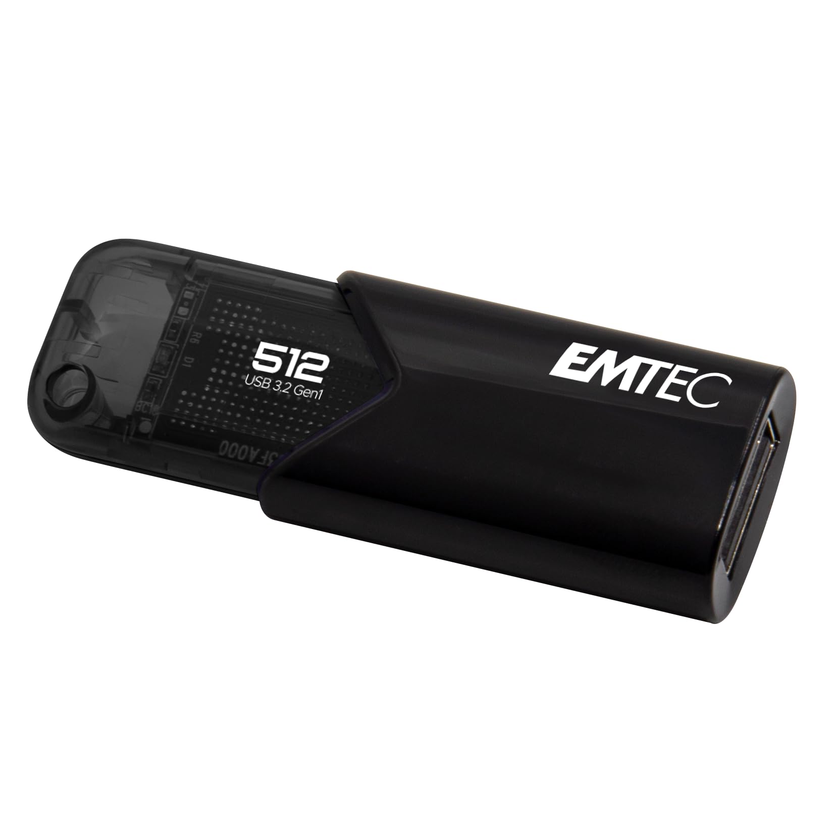 EMTEC B110 Click Easy 3.2 512GB USB-Stick, Schwarz (ECMMD64GB113) - Bild 1
