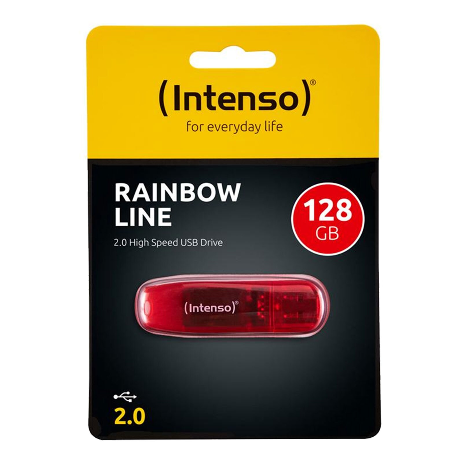 Intenso Rainbow Line 128 GB Orange USB 2.0 - Bild 1