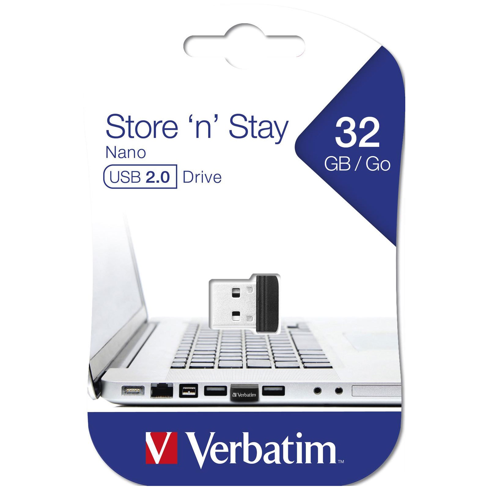 Store 'n' Stay Nano USB 2.0 32 GB schwarz USB-Stick - Bild 1
