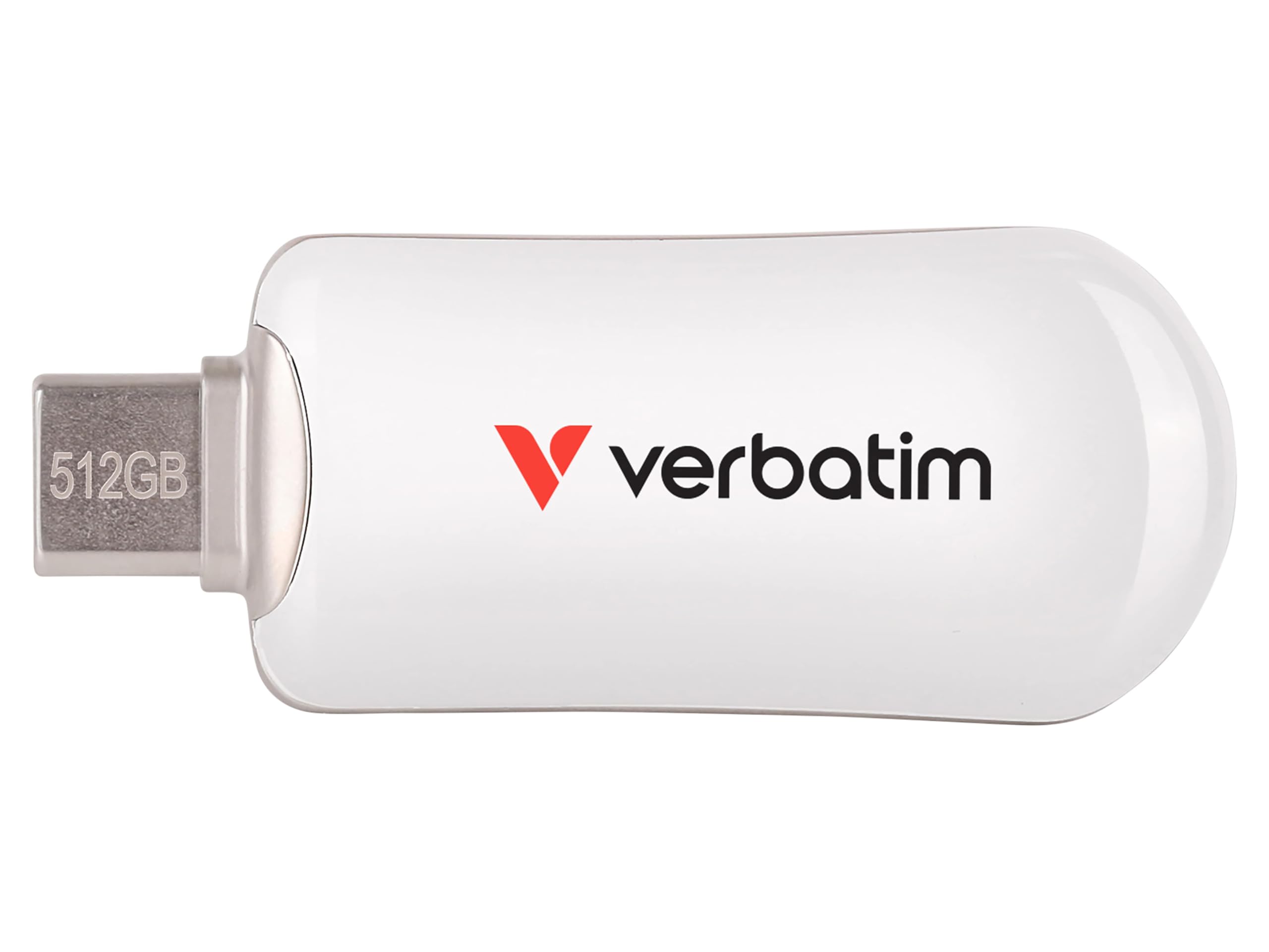 Verbatim Plectra USB-C Flash Drive 512GB, Wei&szlig; (30229) - Bild 1