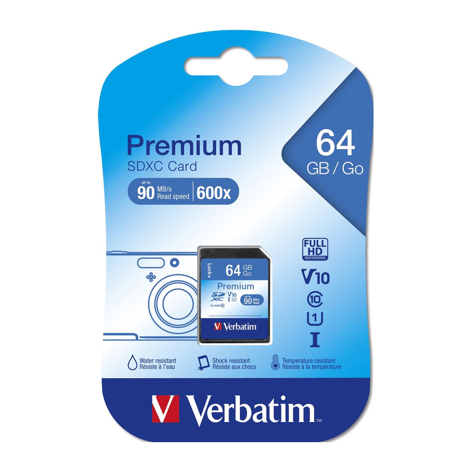 Verbatim SDXC 64GB Premium Speicherkarte - Bild 1