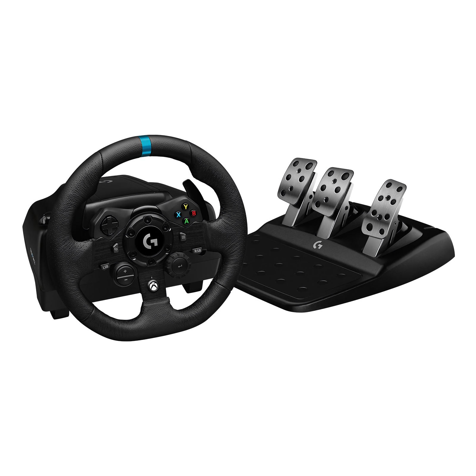 Logitech G923 Rennlenkrad Pedalset Trueforce Xbox One PC Gaming USB Racing Wheel - Bild 1
