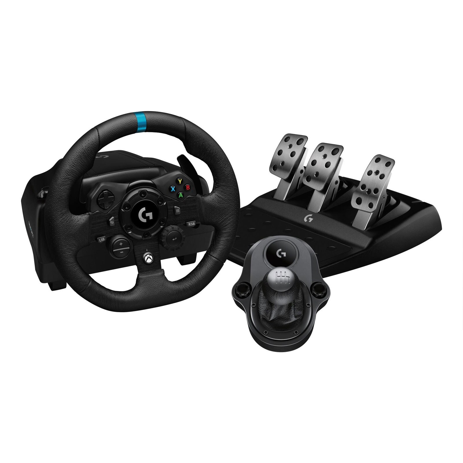 Logitech G923 Racing Wheel + Pedals + Driving Force Shifter f&uuml;r Xbox One and PC - Bild 1