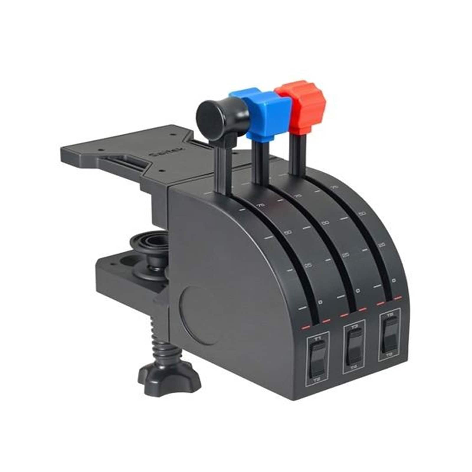 Saitek Pro Flight Throttle Quadrant Joystick Schubregler Flugsimulator PC - Bild 1