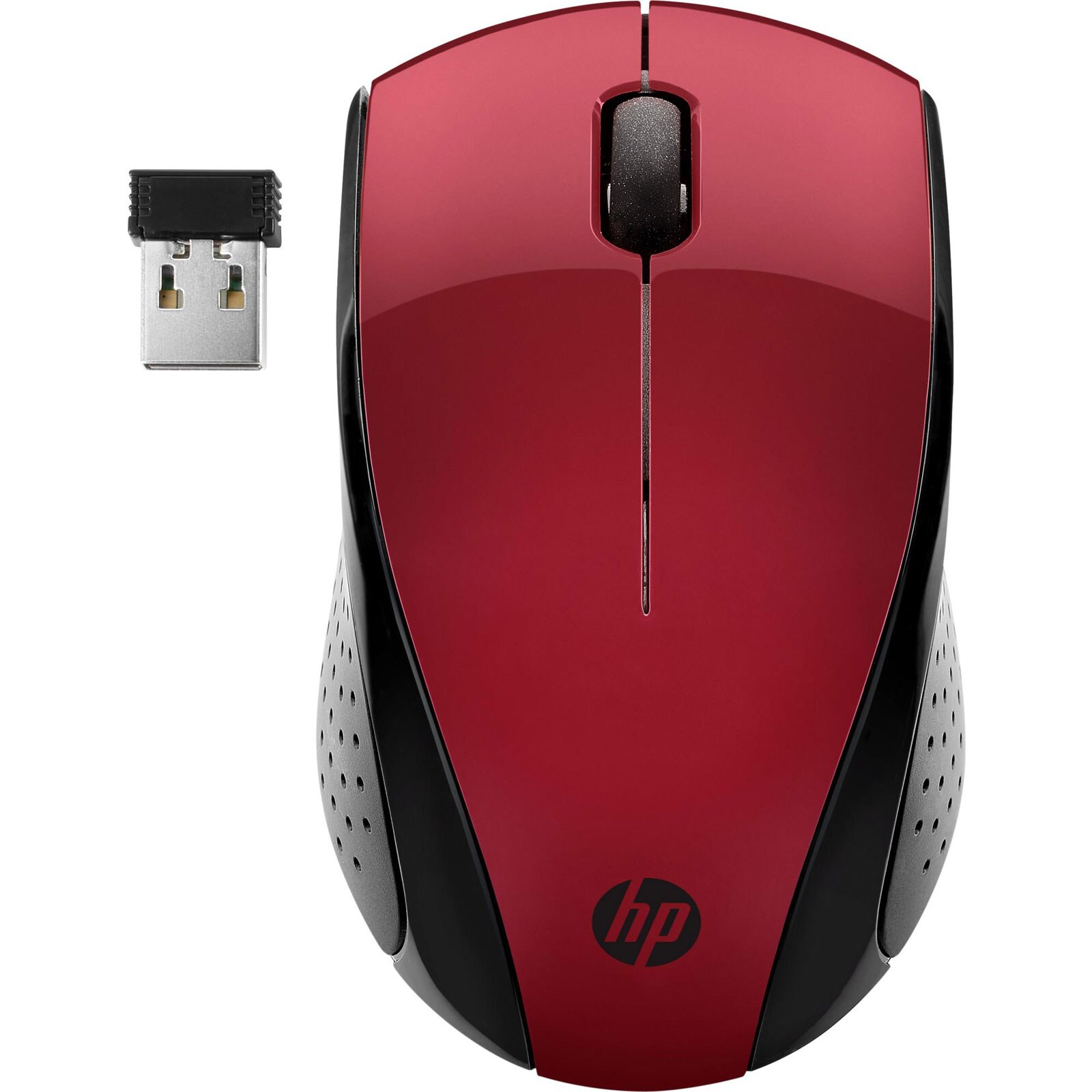 HP Wireless-Maus 220, Sunset Red (Funk, 7KX10AA#ABB) - Bild 1