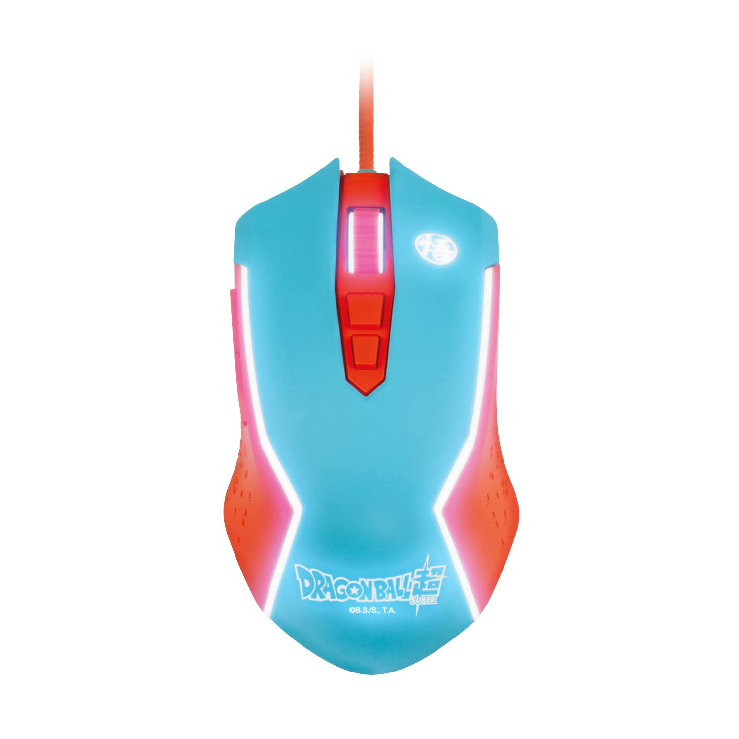 FR-TEC Dragon Ball Goku Gaming-Maus, Blau/Rot (DBPCMOUSEGO) - Bild 1