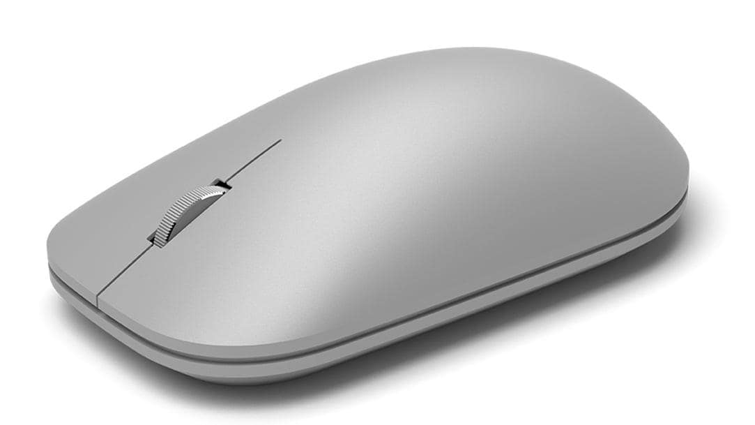 Microsoft Surface Mouse grau (WS3-00002, 2,4-GHz, Bluetooth, kabellos, beidh&auml;ndig) - Bild 1