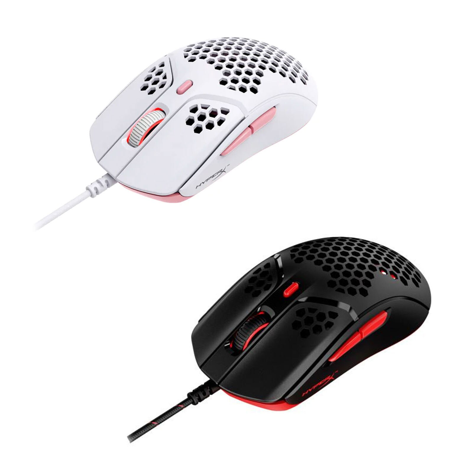 HyperX Pulsefire Haste wei&szlig;-pink, kabelgebunden Gaming-Maus - Bild 1