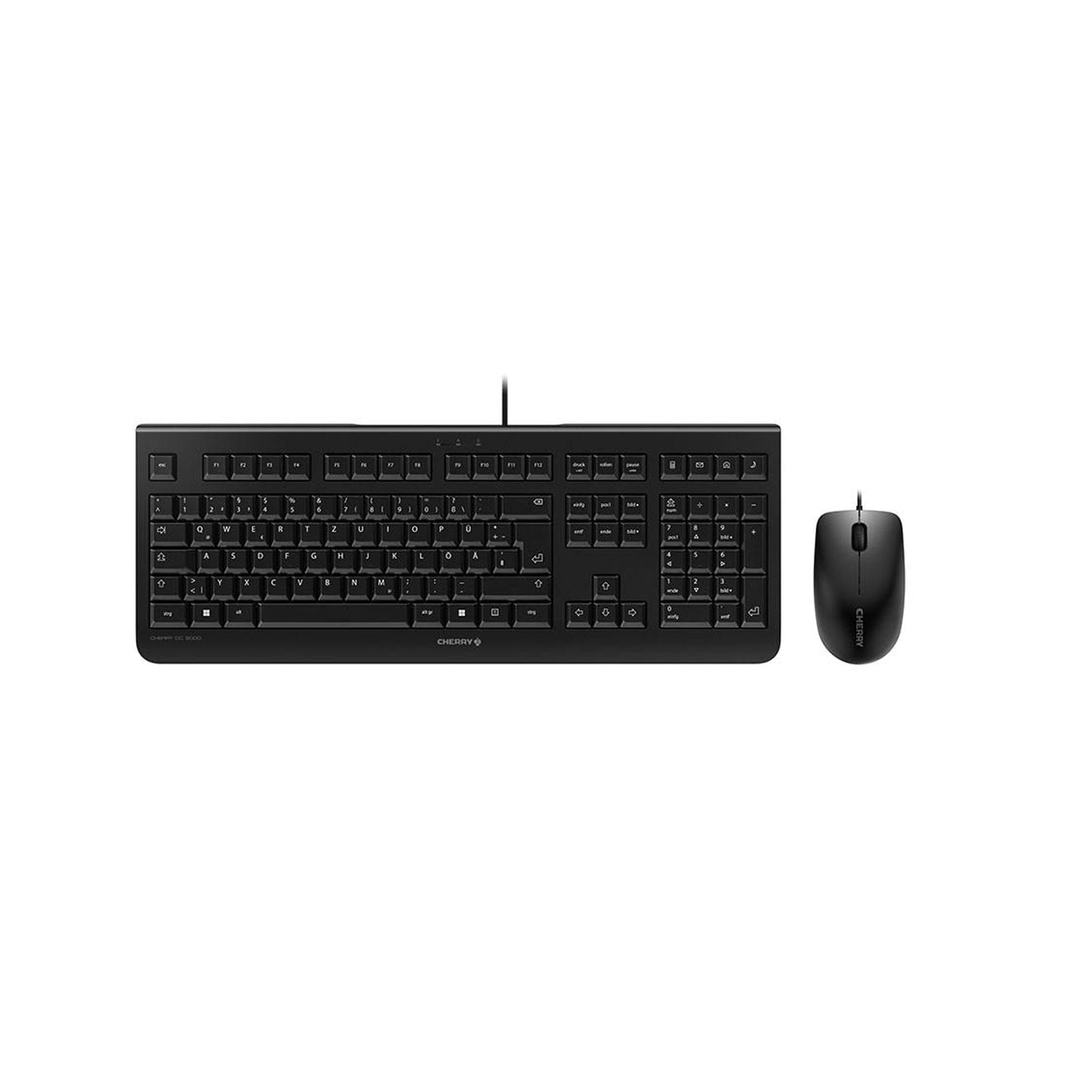 Cherry DC 2000 Maus und Tastatur schwarz - Bild 1