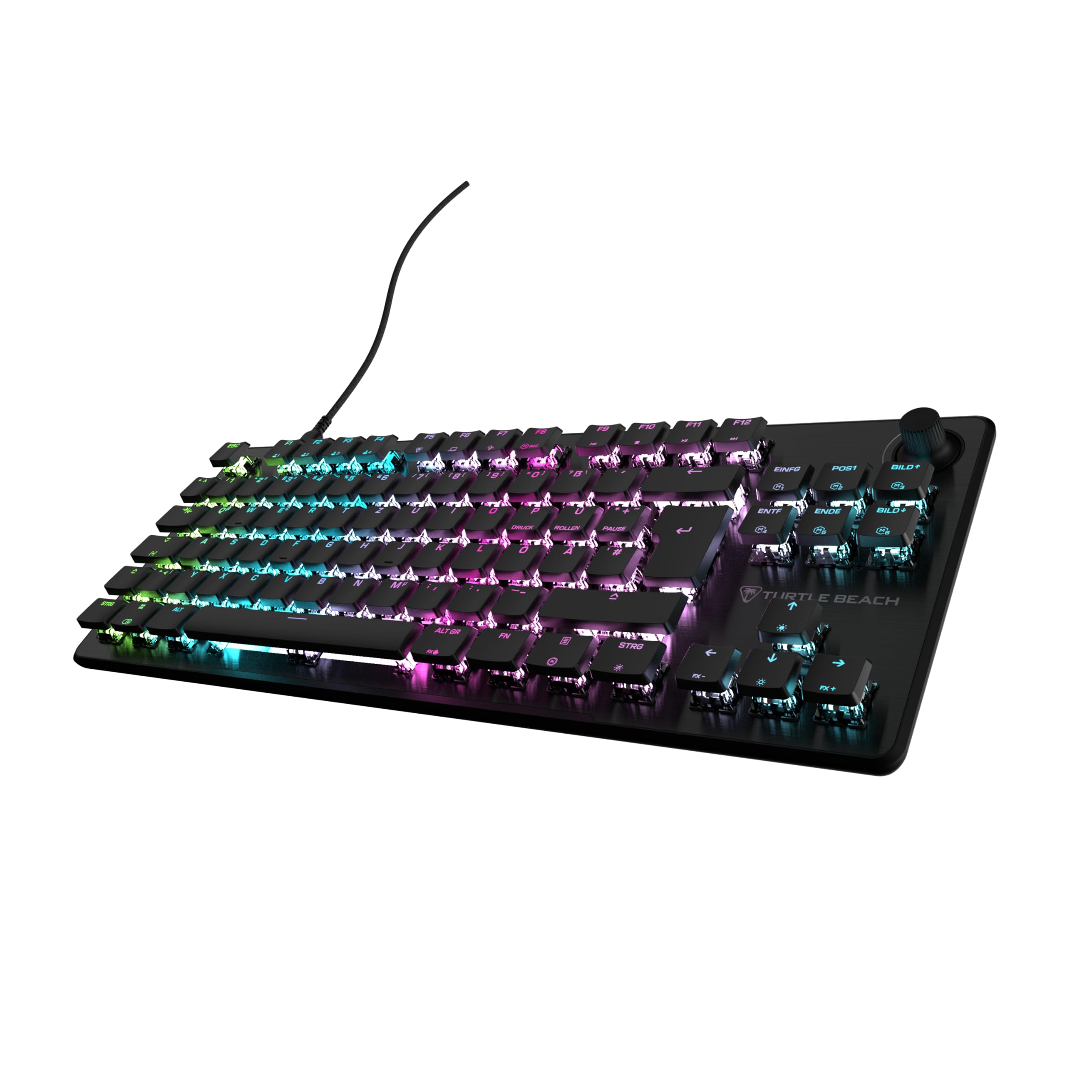 Turtle Beach Vulcan II TKL, Black Gaming-Tastatur (RGB Tenkeyless Mechanisch, Anti-Ghosting, Ger&auml;uschd&auml;mpfung) - Bild 1