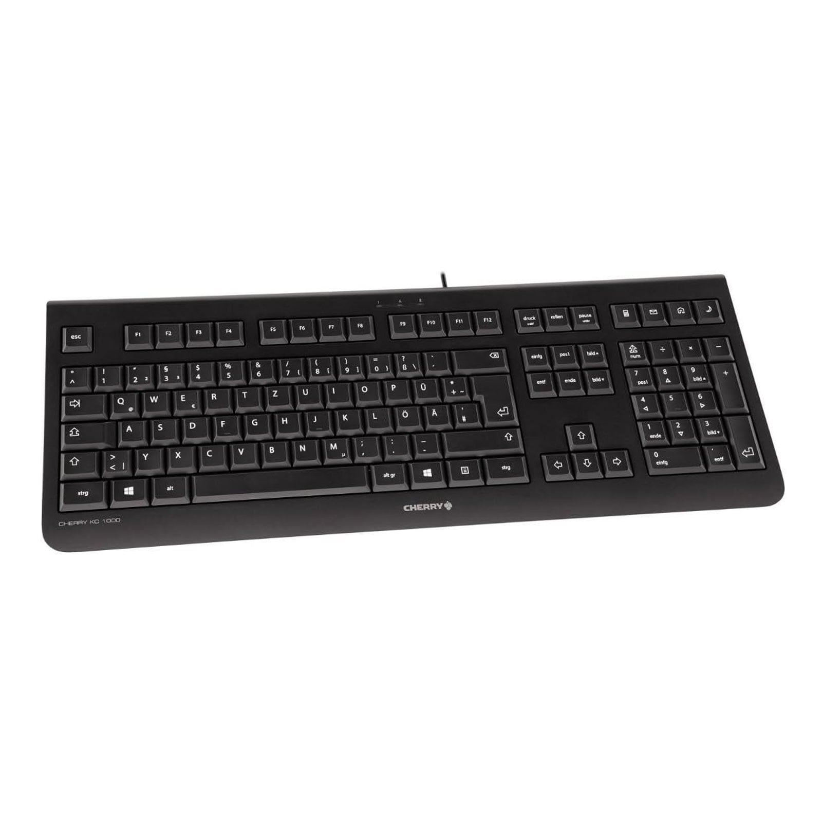 CHERRY Tastatur KC 1000, Schwarz (DE-Layout) - Bild 1
