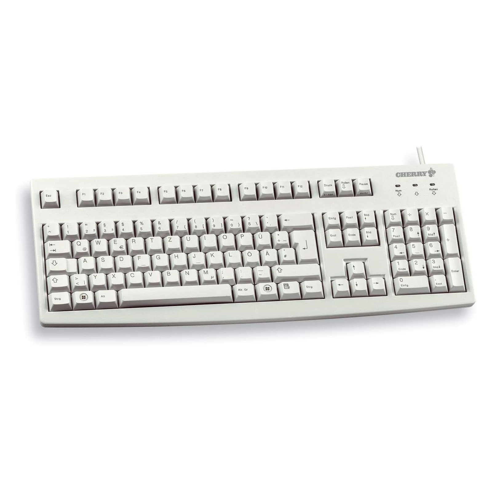 CHERRY Tastatur G83-6105, Grau (DE-Layout/QWERTZ) - Bild 1