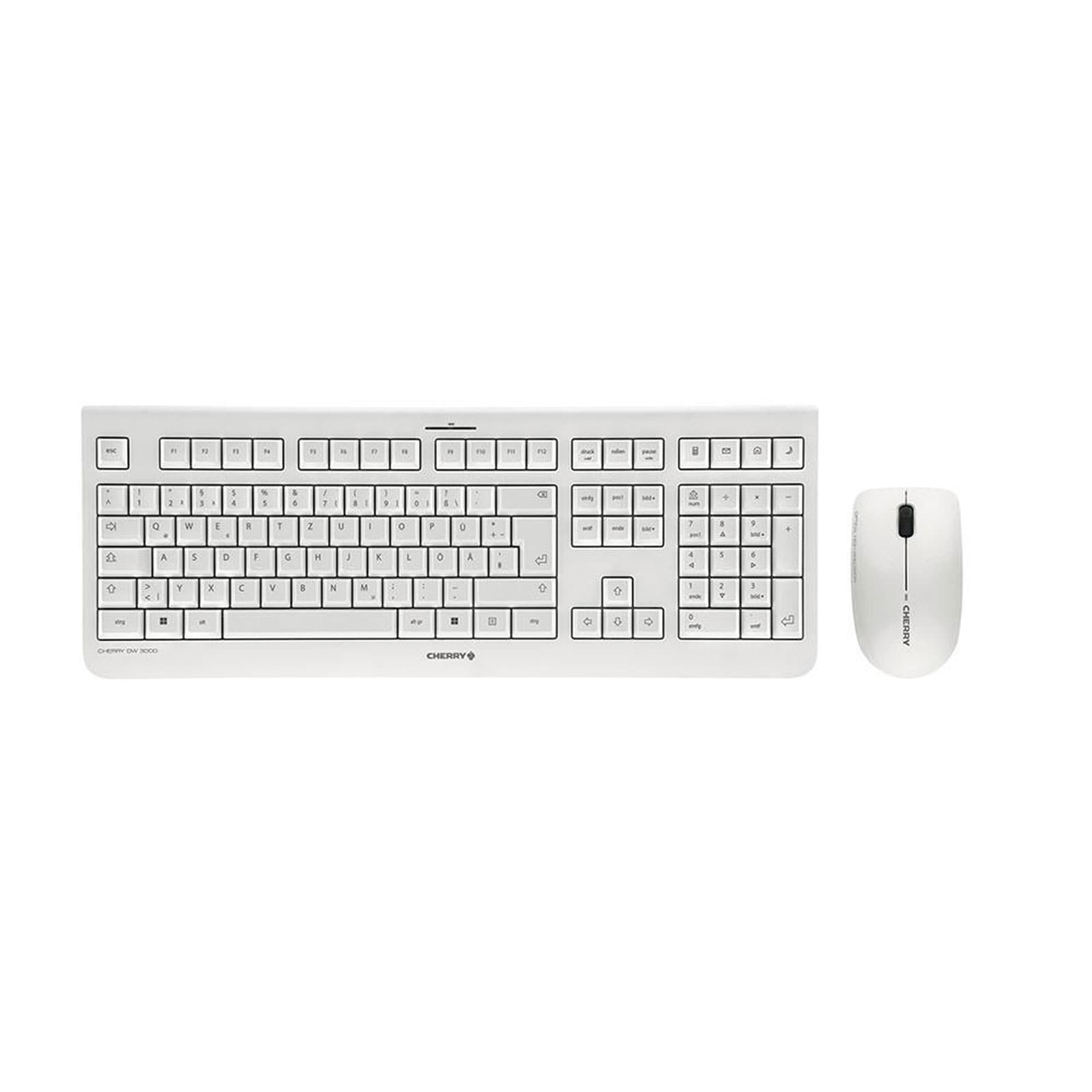 CHERRY DW 3000, Tastatur und Maus, Wireless, Grau - Bild 1