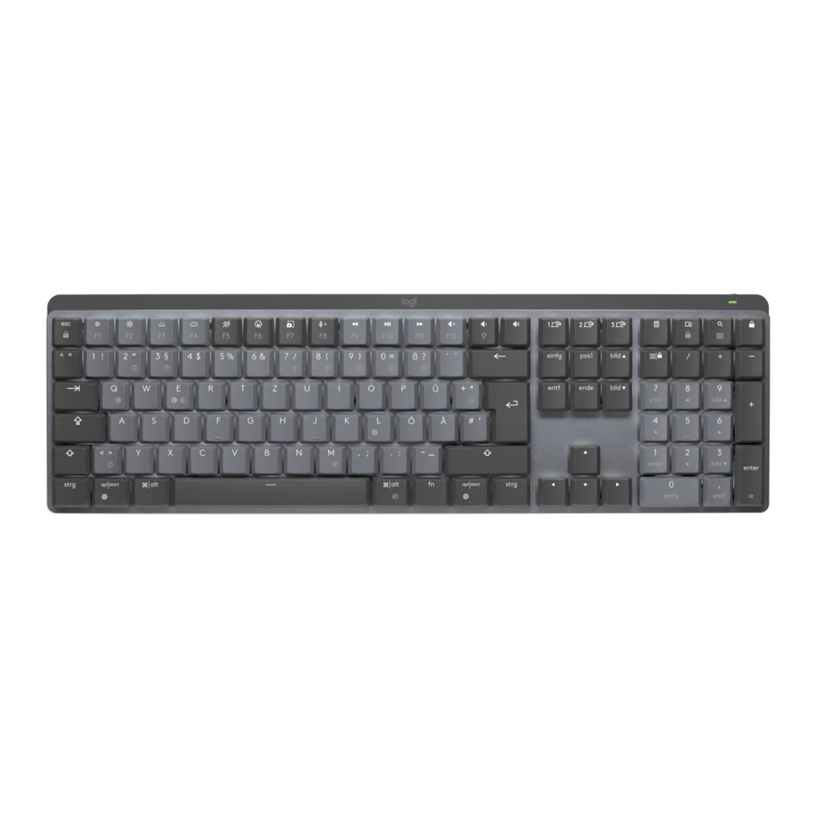 Logitech MX Mechanical Linear RF Wireless + Bluetooth Tastatur grau - Bild 1