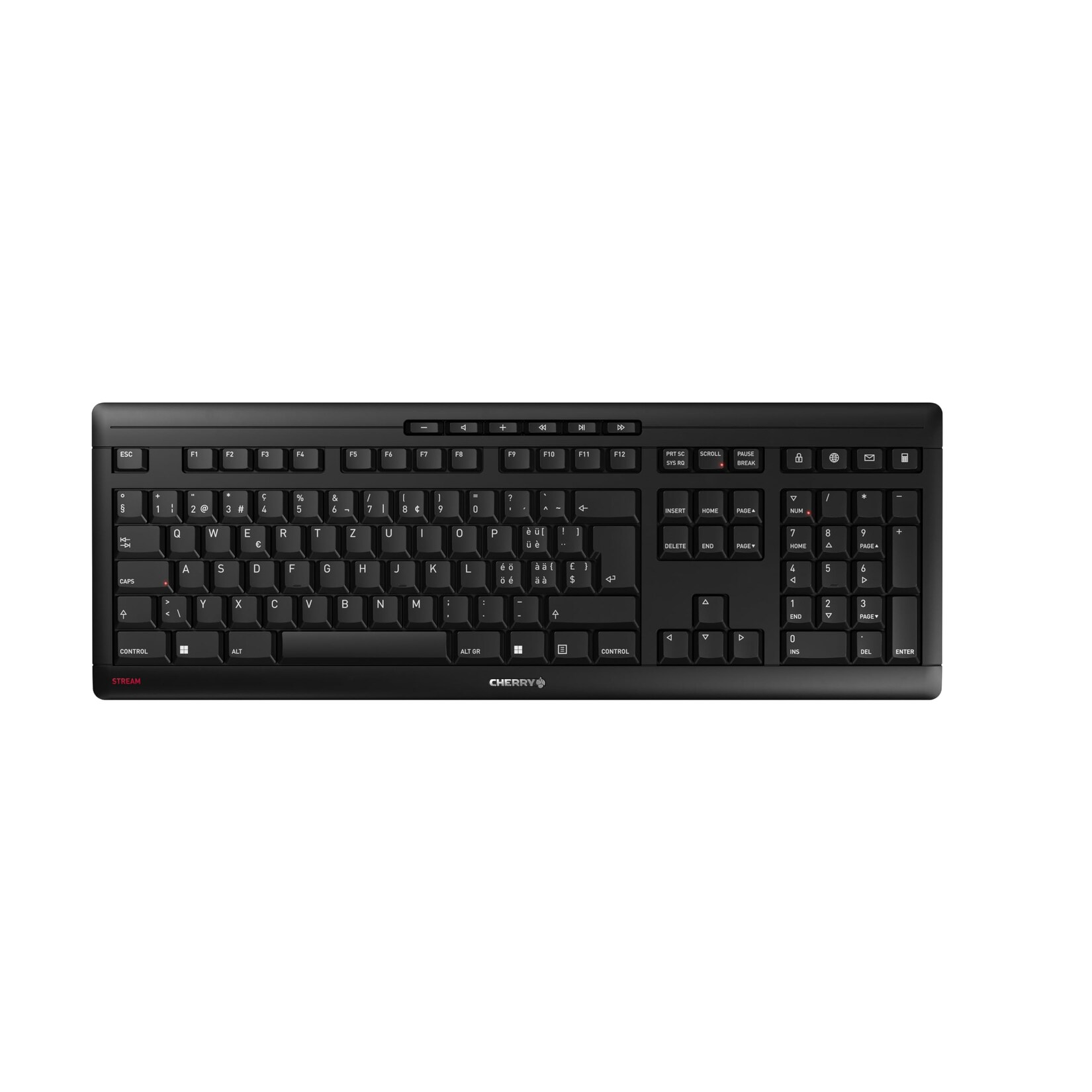 CHERRY TAS STREAM KEYBOARD Wir