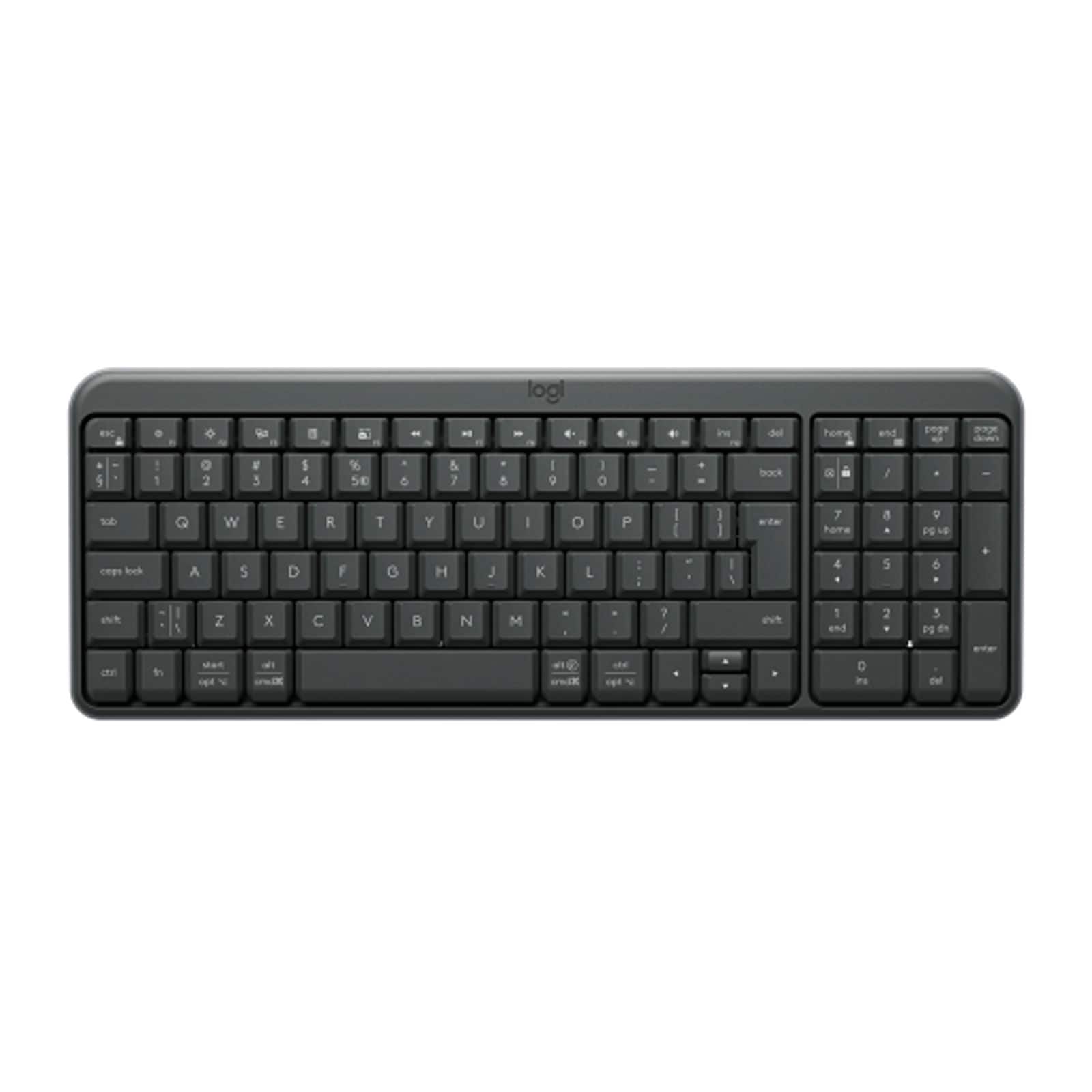 Logitech K250 Compact Bluetooth Wireless Keyboard, Grafit - Bild 1