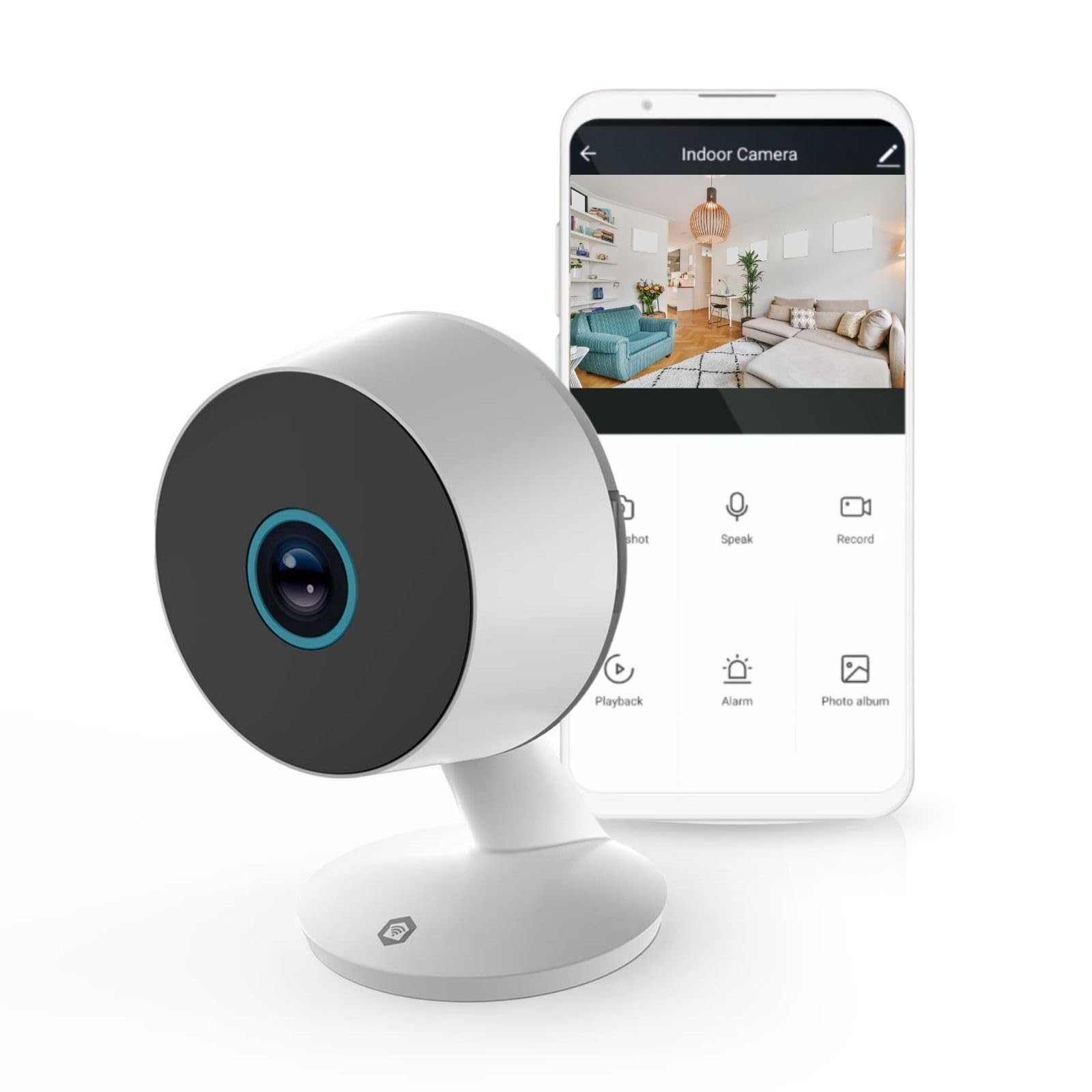 NEDIS SmartLife Innenkamera | 3MP Full HD 1296p | Cloud Storage (optional) / microSD (not enthalten) / On - Bild 1