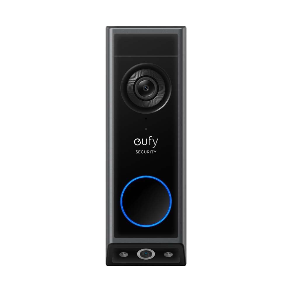 eufy Video Doorbell E340 + Chime, T&uuml;rklingel mit Kamera, Schwarz/Wei&szlig; (Amazon Alexa, Google Assistant, E8214311) - Bild 1