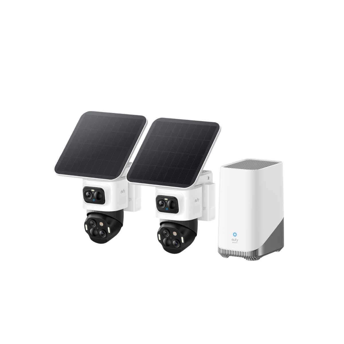 eufy Cam S4 2-Cam Kit + Homebase S380 (&Uuml;berwachungskamera, f&uuml;r den Au&szlig;enbereich, WLAN, Alexa, Google Assistent, steuerbar &uuml;ber App) - Bild 1
