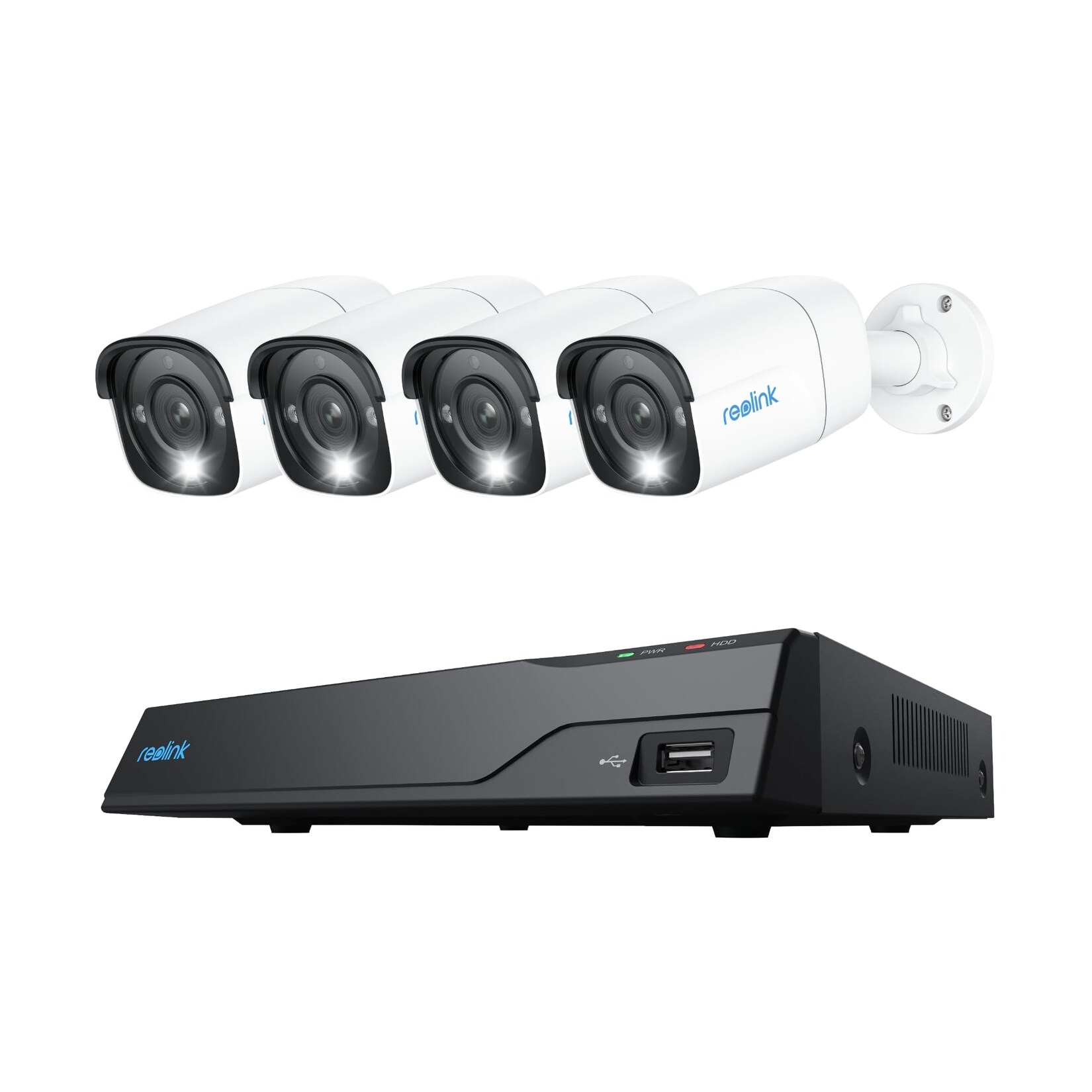 Reolink REO - NVS8 12MB4 POE NVR SET Überwachungskameras
