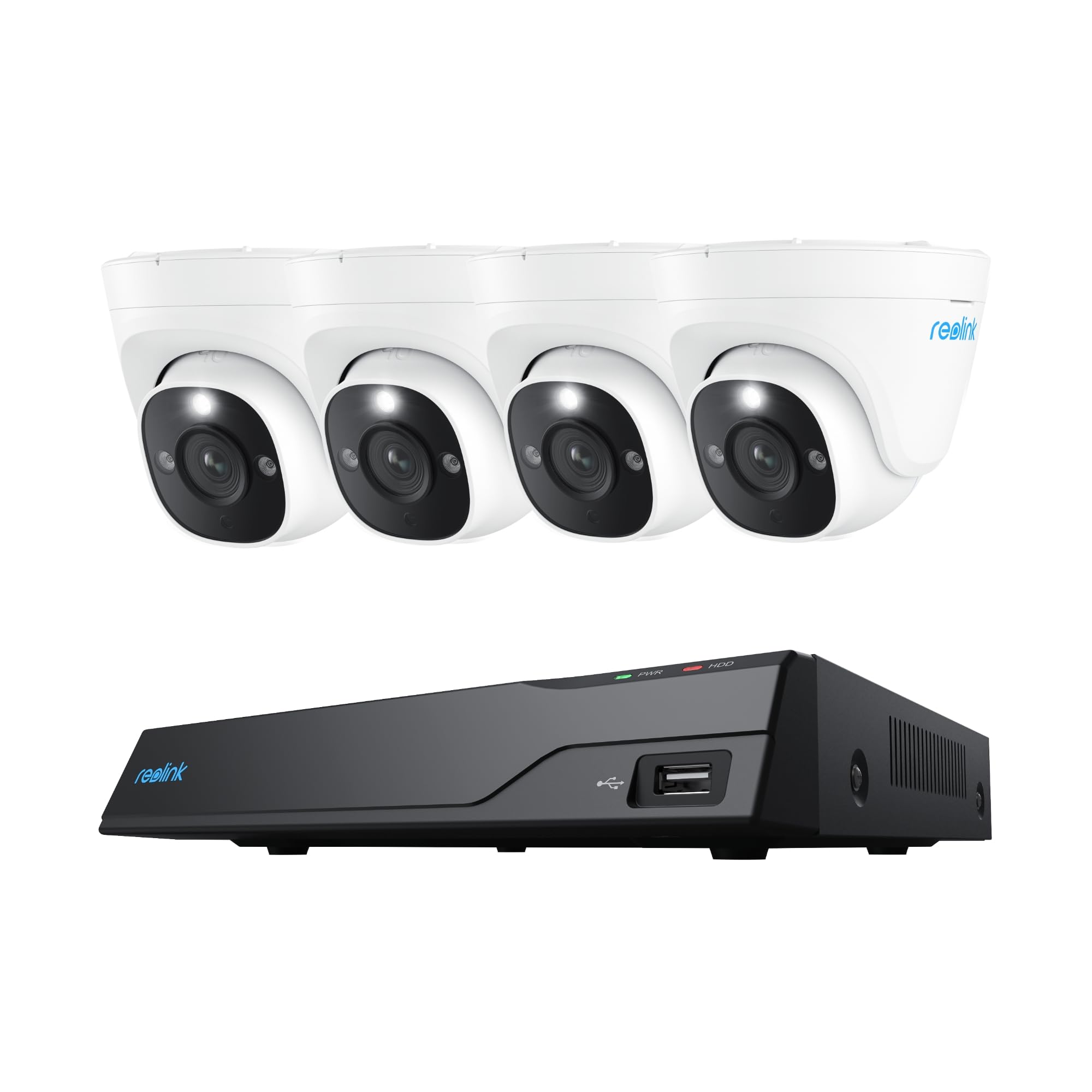 Reolink REO - NVS8 12MD4 POE NVR SET &Uuml;berwachungskameras - Bild 1