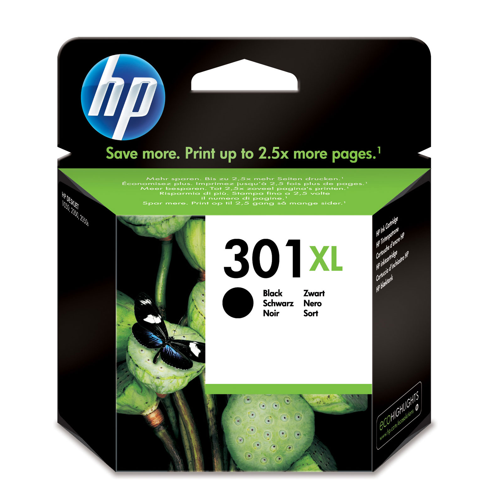 HP 301XL schwarz Druckerpatrone - Bild 1