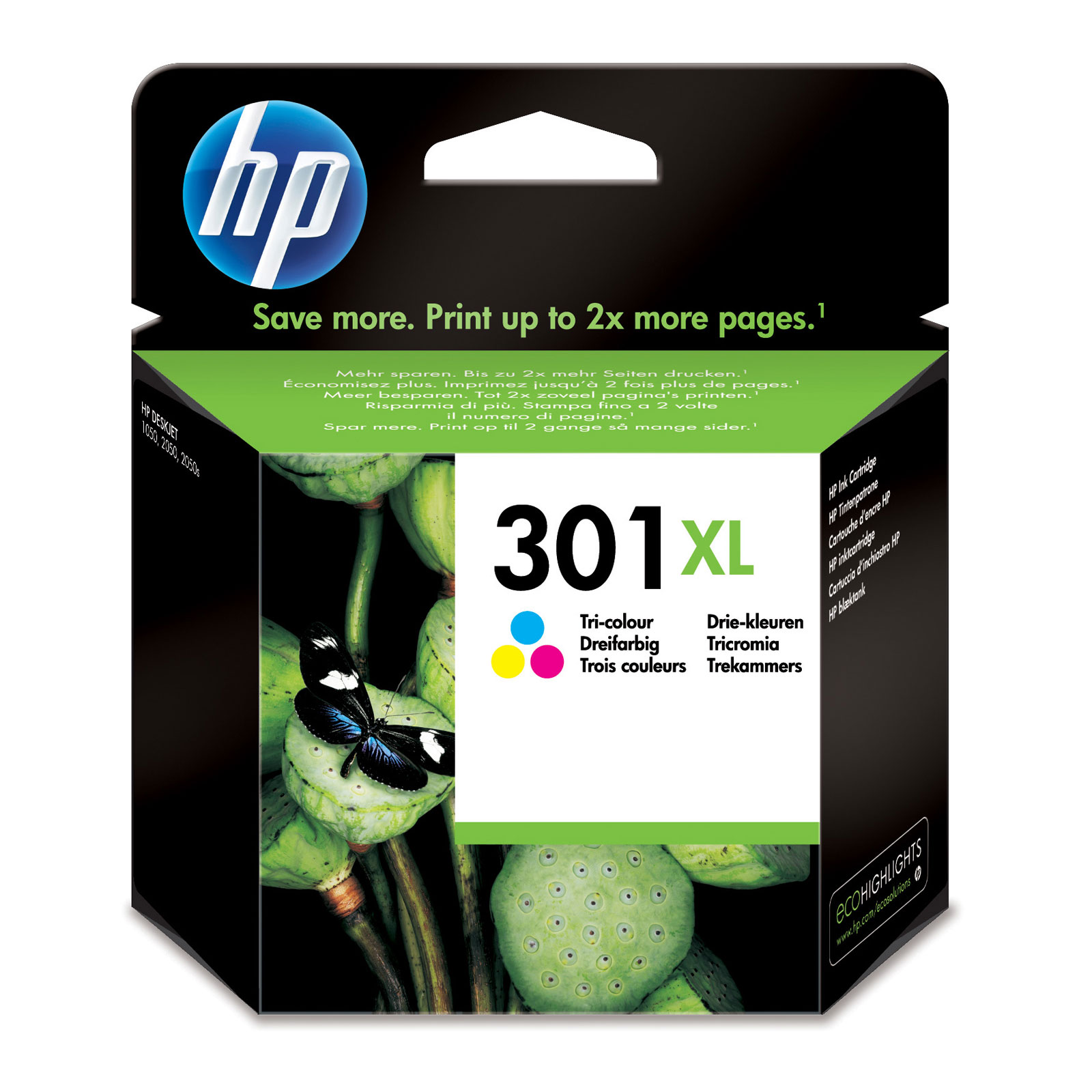 HP 301XL cyan/magenta/gelb Druckerpatrone - Bild 1