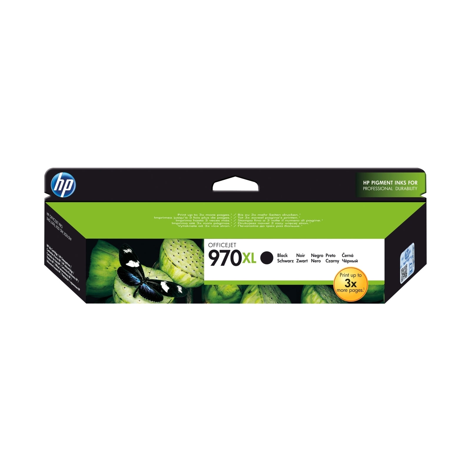 HP CN625AE 970XL OJ PRO X451DW schwarz Druckerpatrone - Bild 1