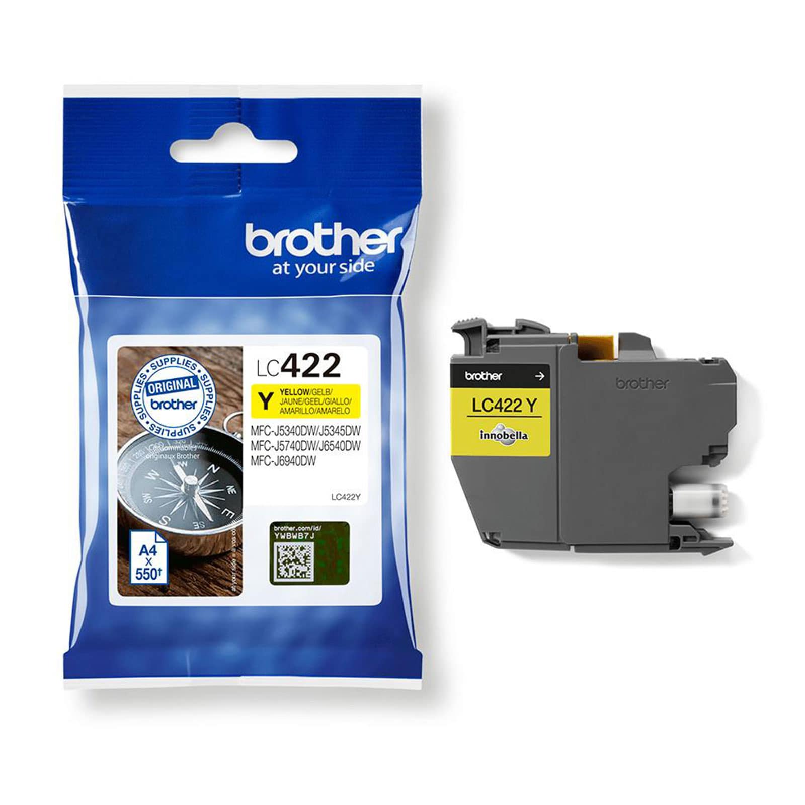 Brother LC422Y Druckerpatrone Yellow - Bild 1