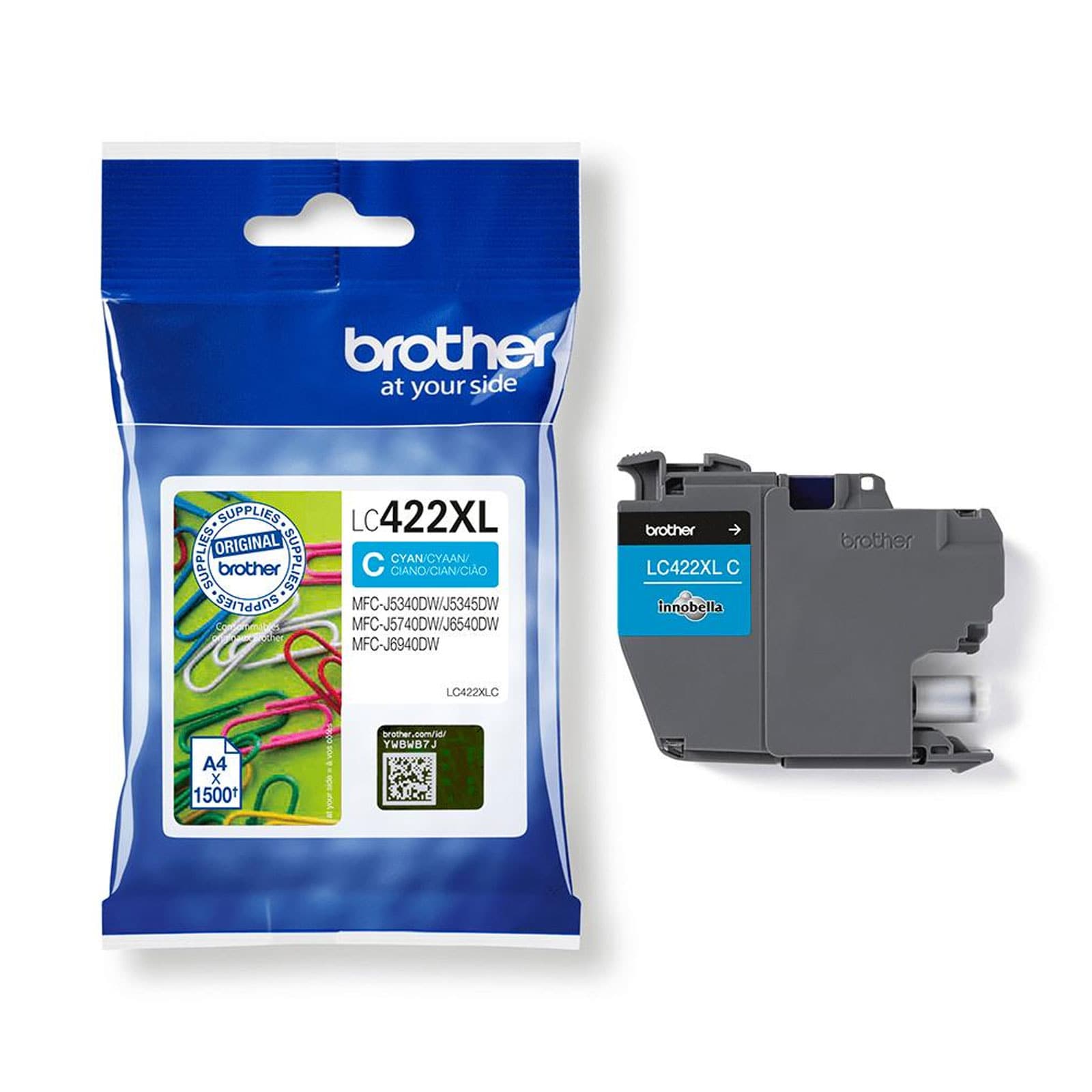 Brother LC422 XLC Druckerpatrone cyan - Bild 1