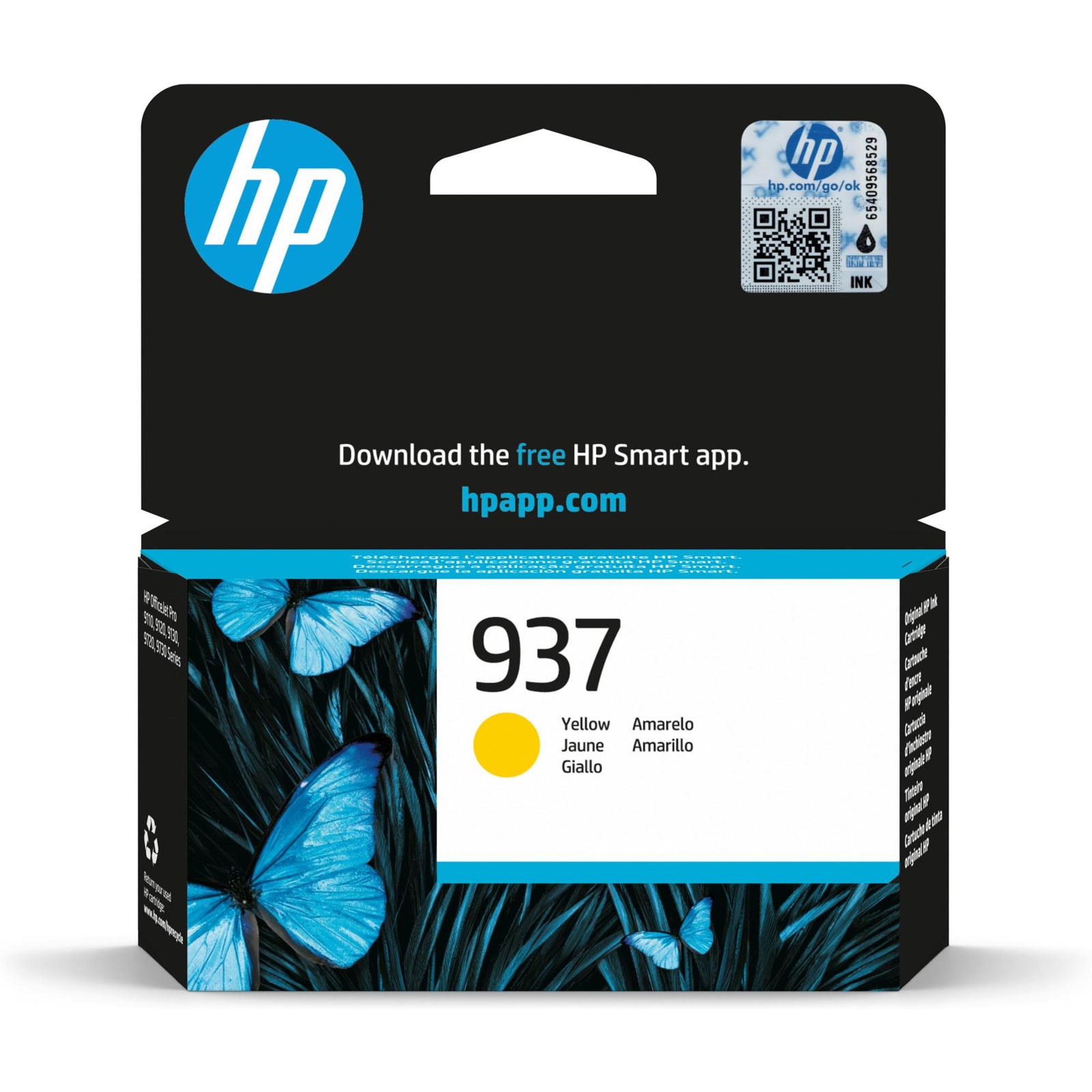 HP 937 Gelb Original Druckerpatrone - Bild 1