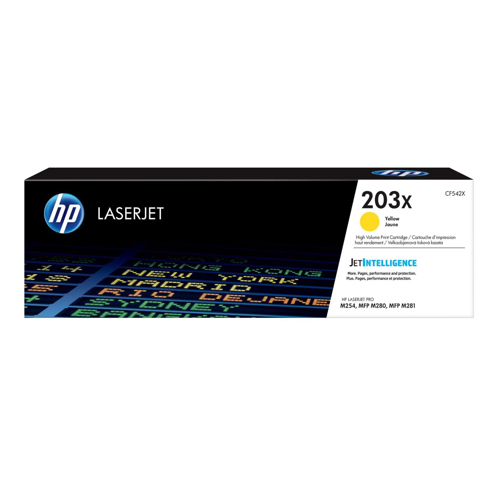 HP 203X (CF542X) gelb Toner - Bild 1