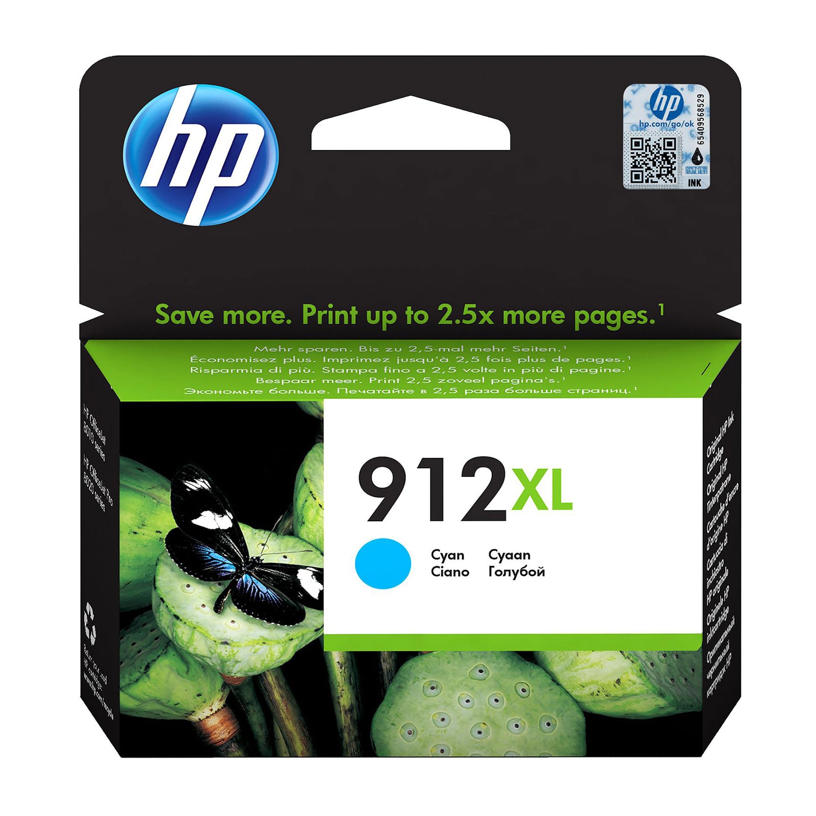 HP 912XL Druckerpatrone cyan - Bild 1