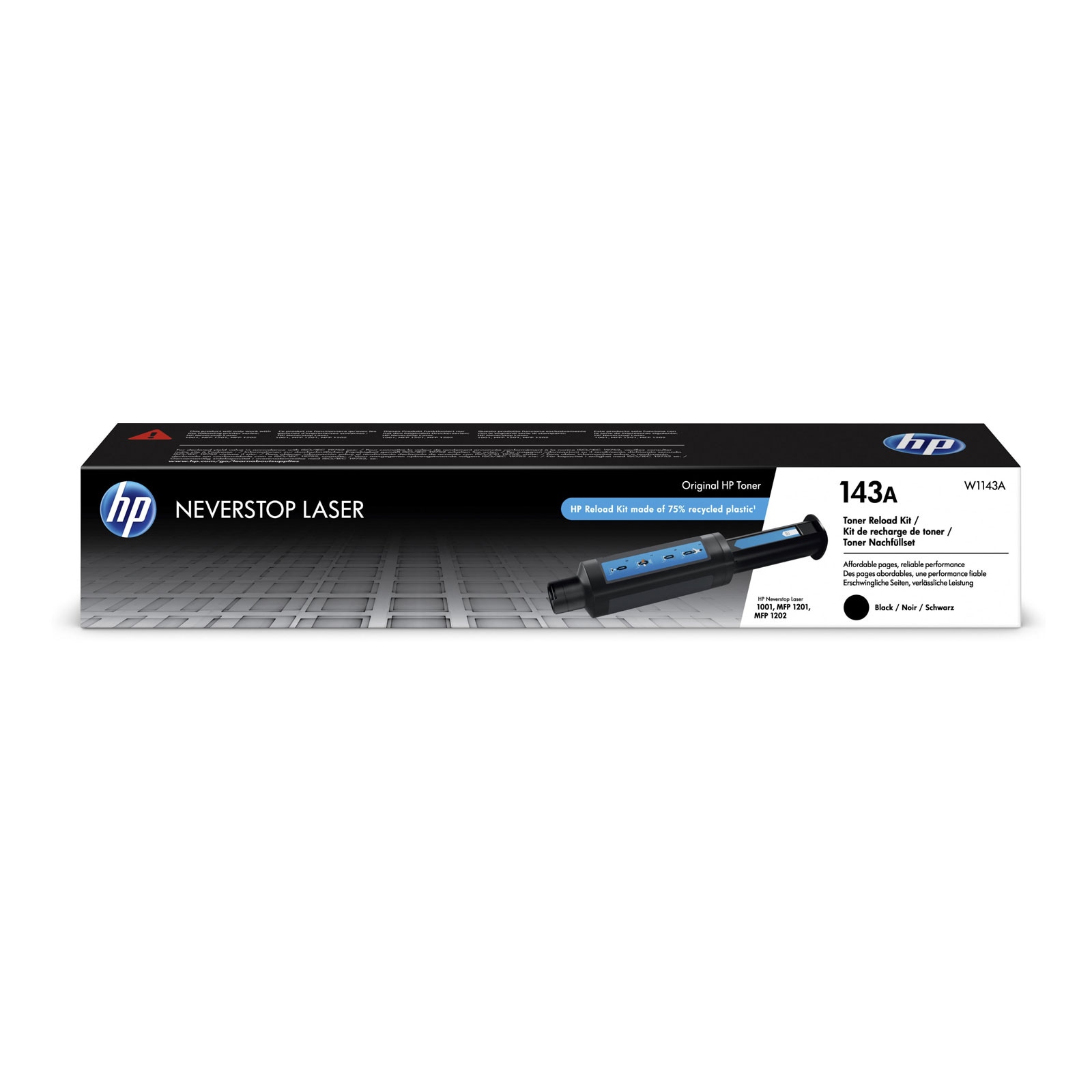 HP 143A Schwarz Original Neverstop Toner-Nachf&uuml;llkit - Bild 1