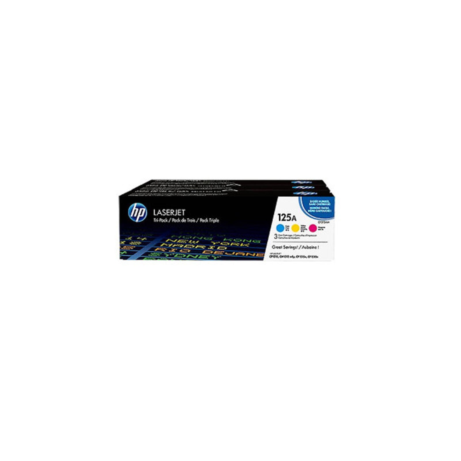HP Toner CF373AM CLJ CP1215 Toner cyan magenta gelb 3er-Pack - Bild 1
