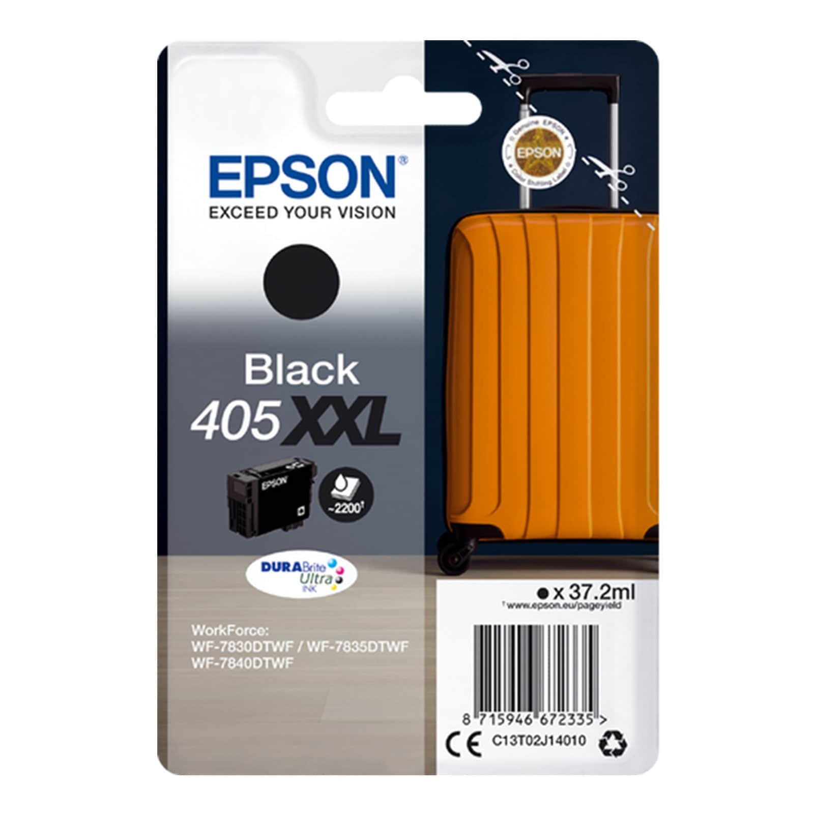 Epson 405XXL Koffer Druckerpatrone Schwarz - Bild 1