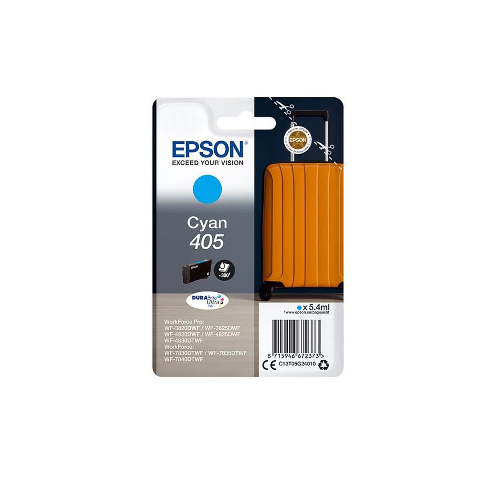 Epson 405 C13T05G24010 Koffer cyan Druckerpatrone - Bild 1