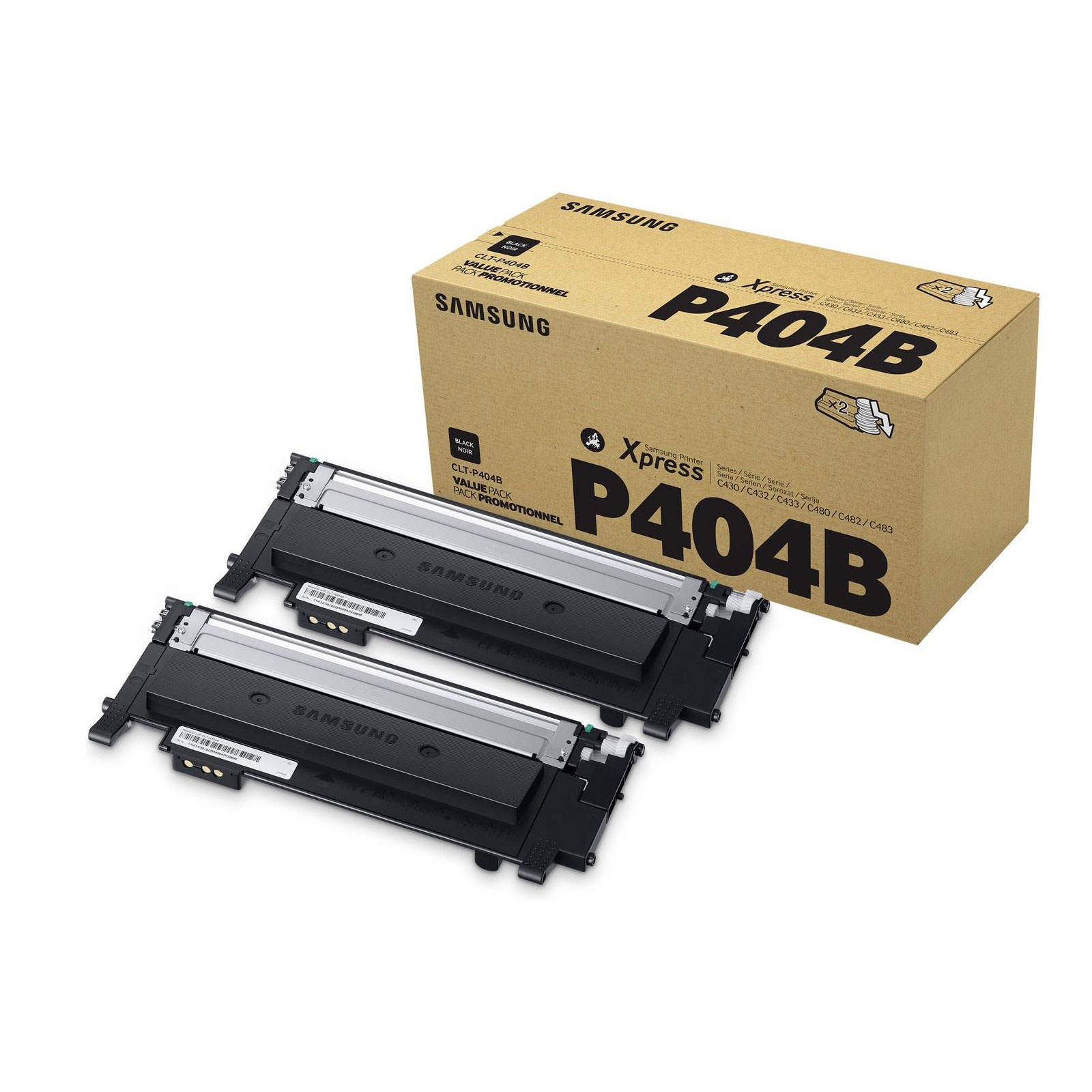 Samsung CLT-P404B Twin Pack schwarz Toner - Bild 1