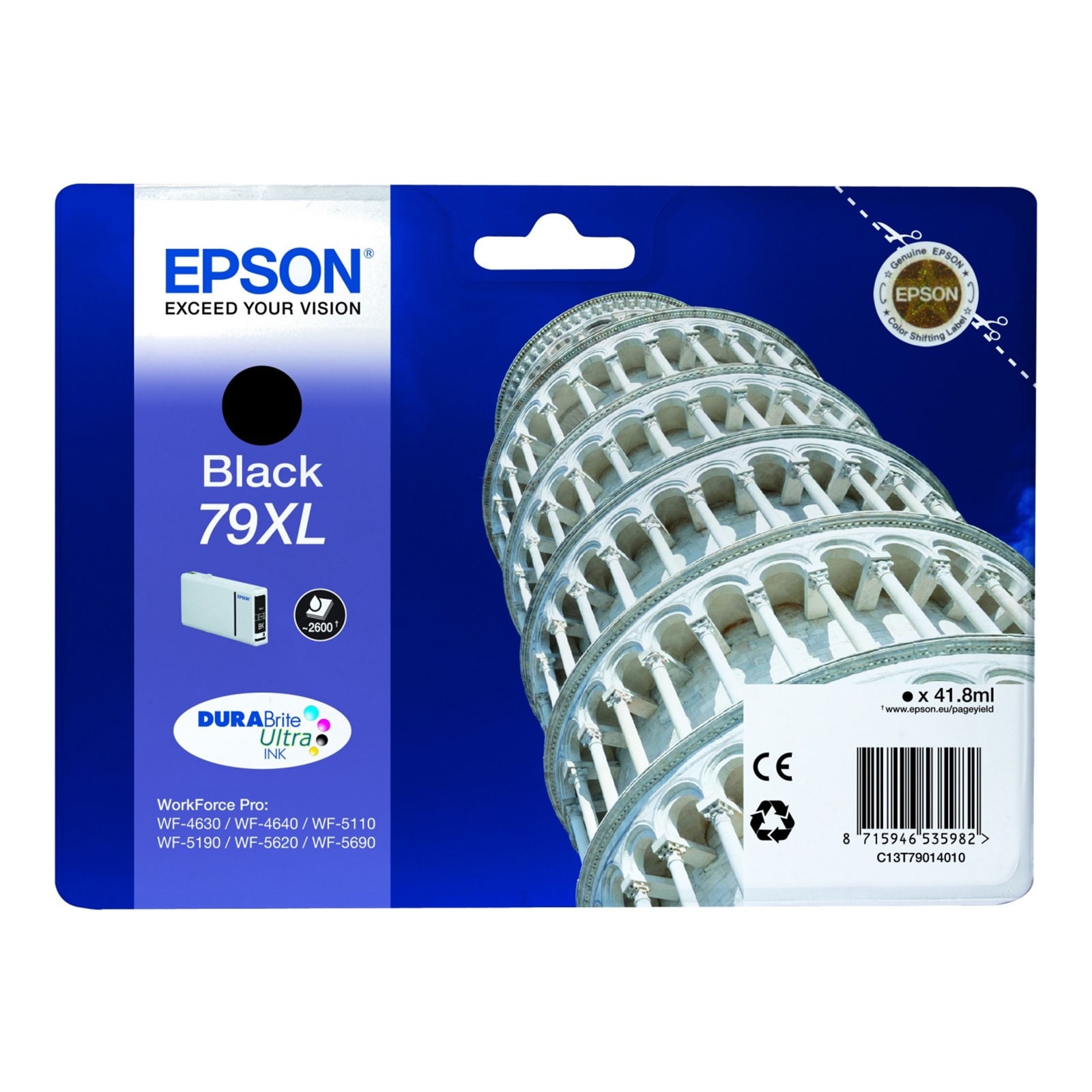 Epson C13T79014010 79XL schwarz Druckerpatrone - Bild 1